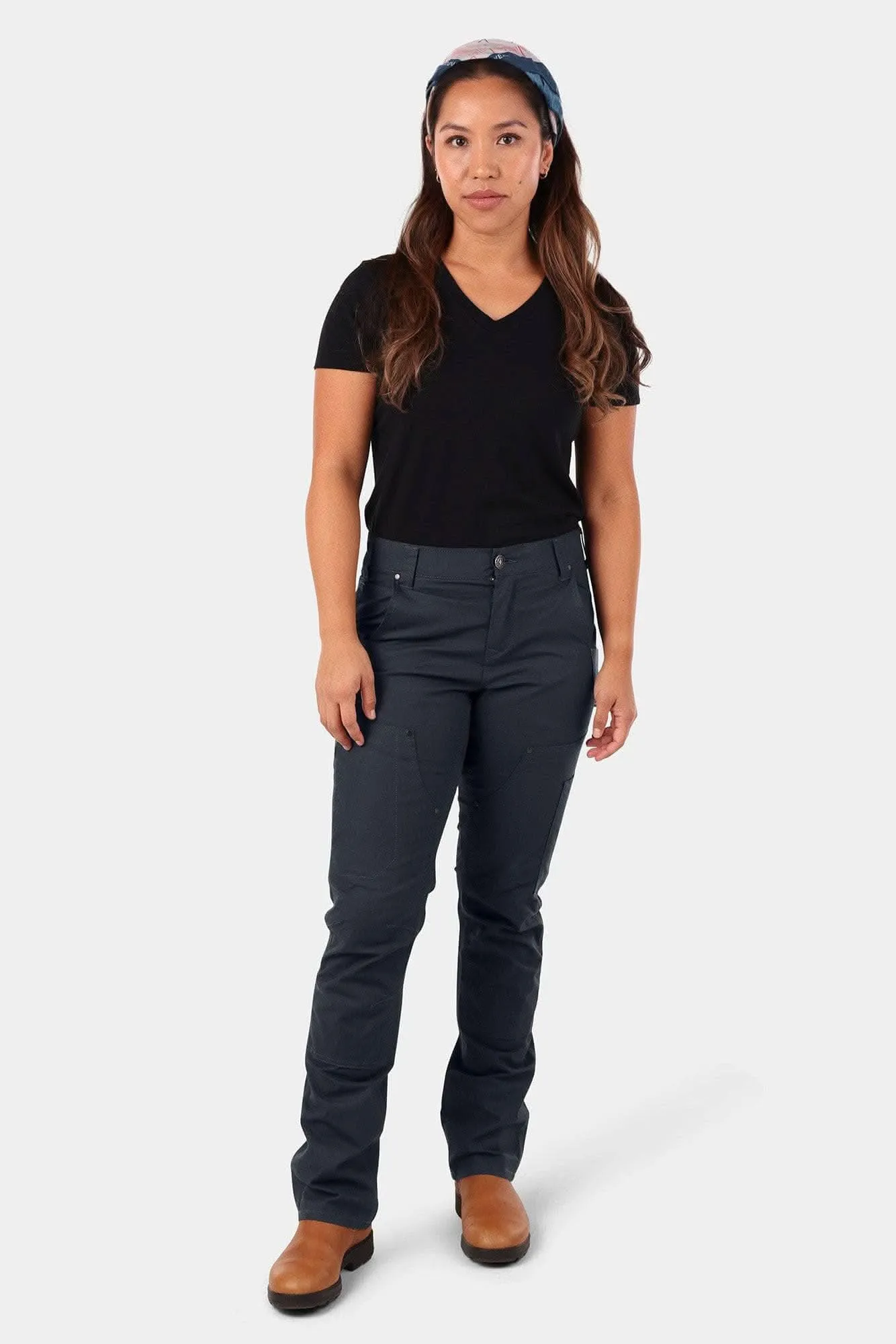 Britt X Ultralight Work Pant in Navy Ripstop sold by Dovetail Workwear product image thumbnail 4