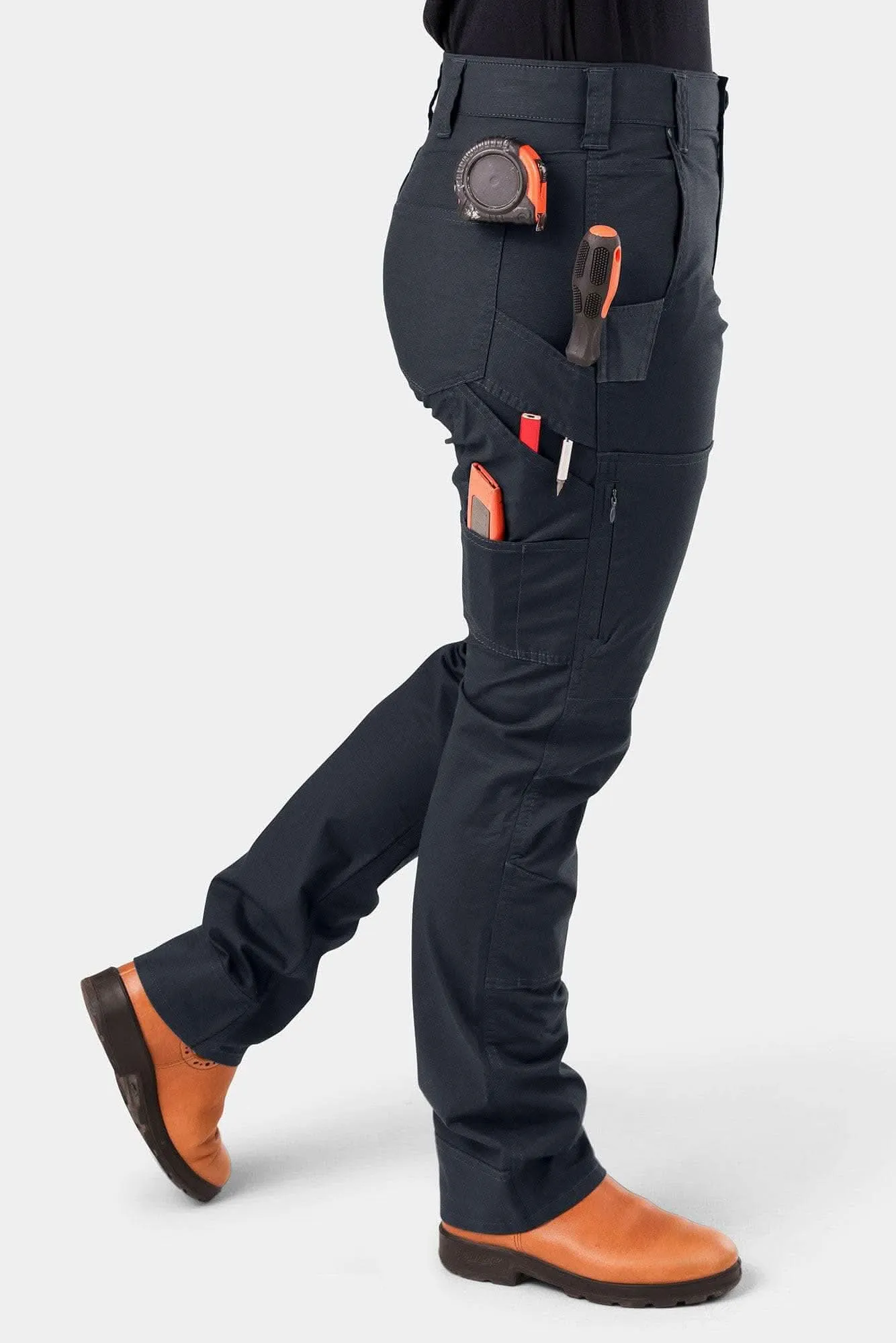 Britt X Ultralight Work Pant in Navy Ripstop sold by Dovetail Workwear product image thumbnail 2