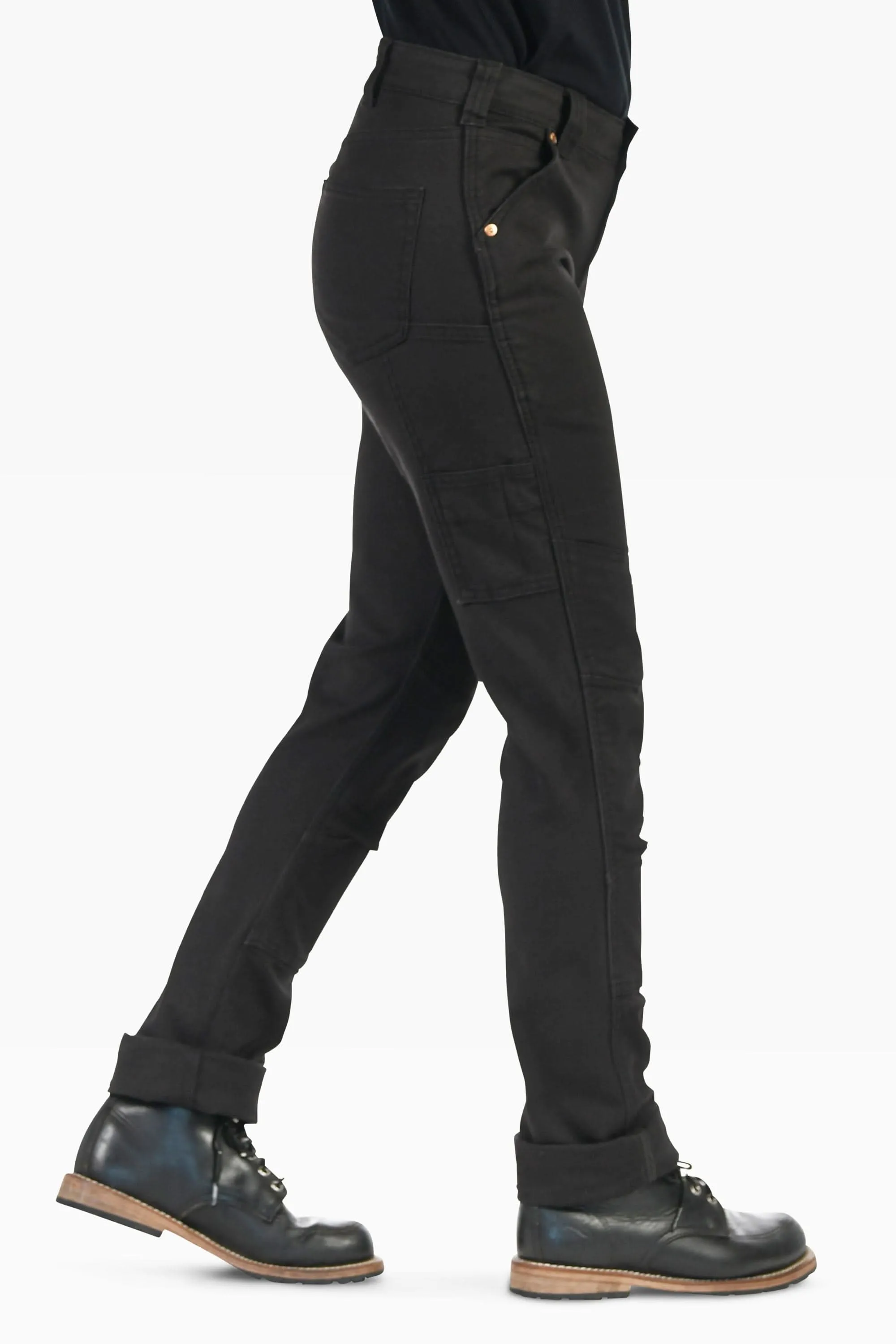 GO TO™ Stretch Canvas Pant in Carbon Black sold by Dovetail Workwear product image thumbnail 5