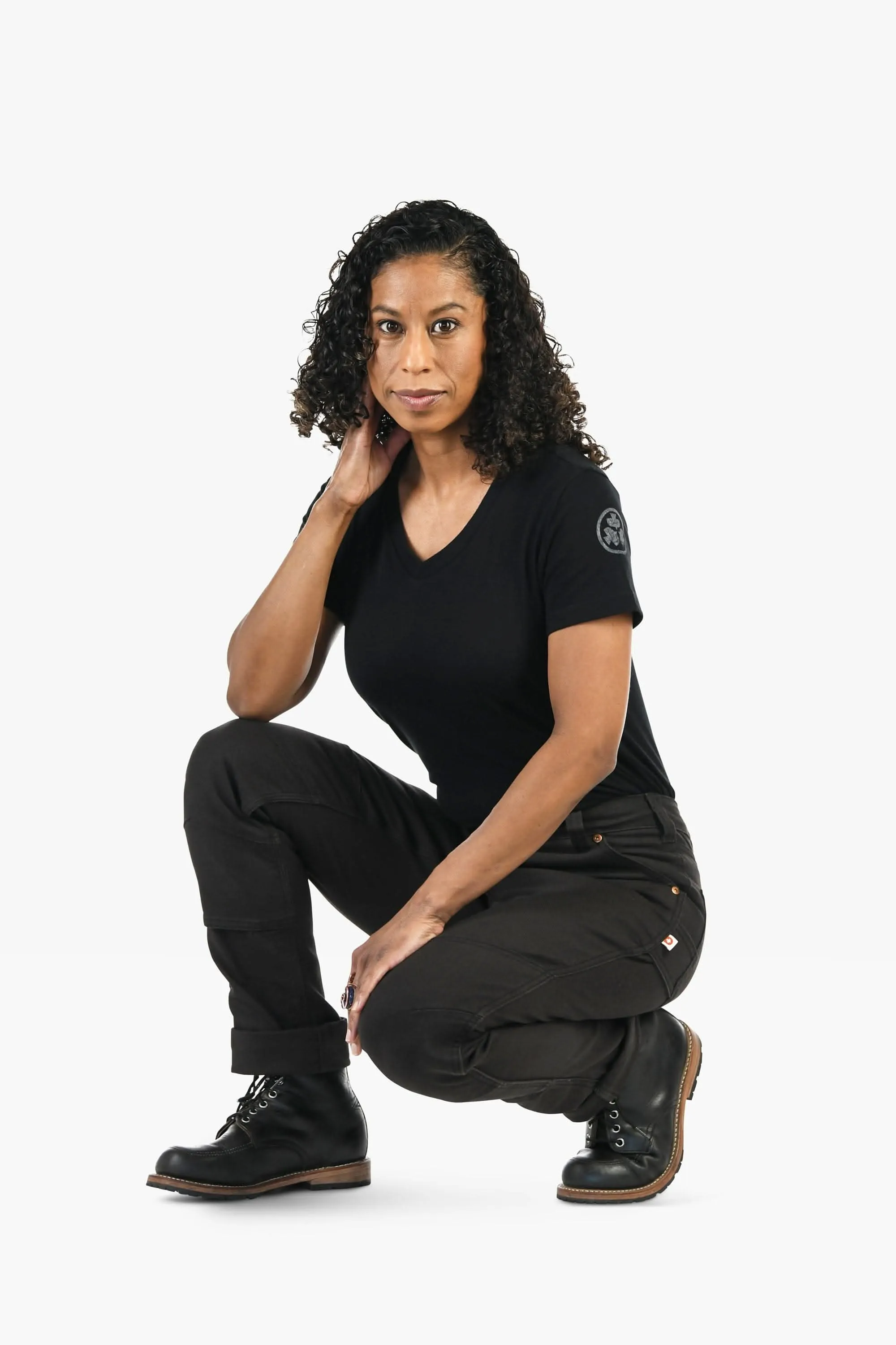 GO TO™ Stretch Canvas Pant in Carbon Black sold by Dovetail Workwear product image thumbnail 4