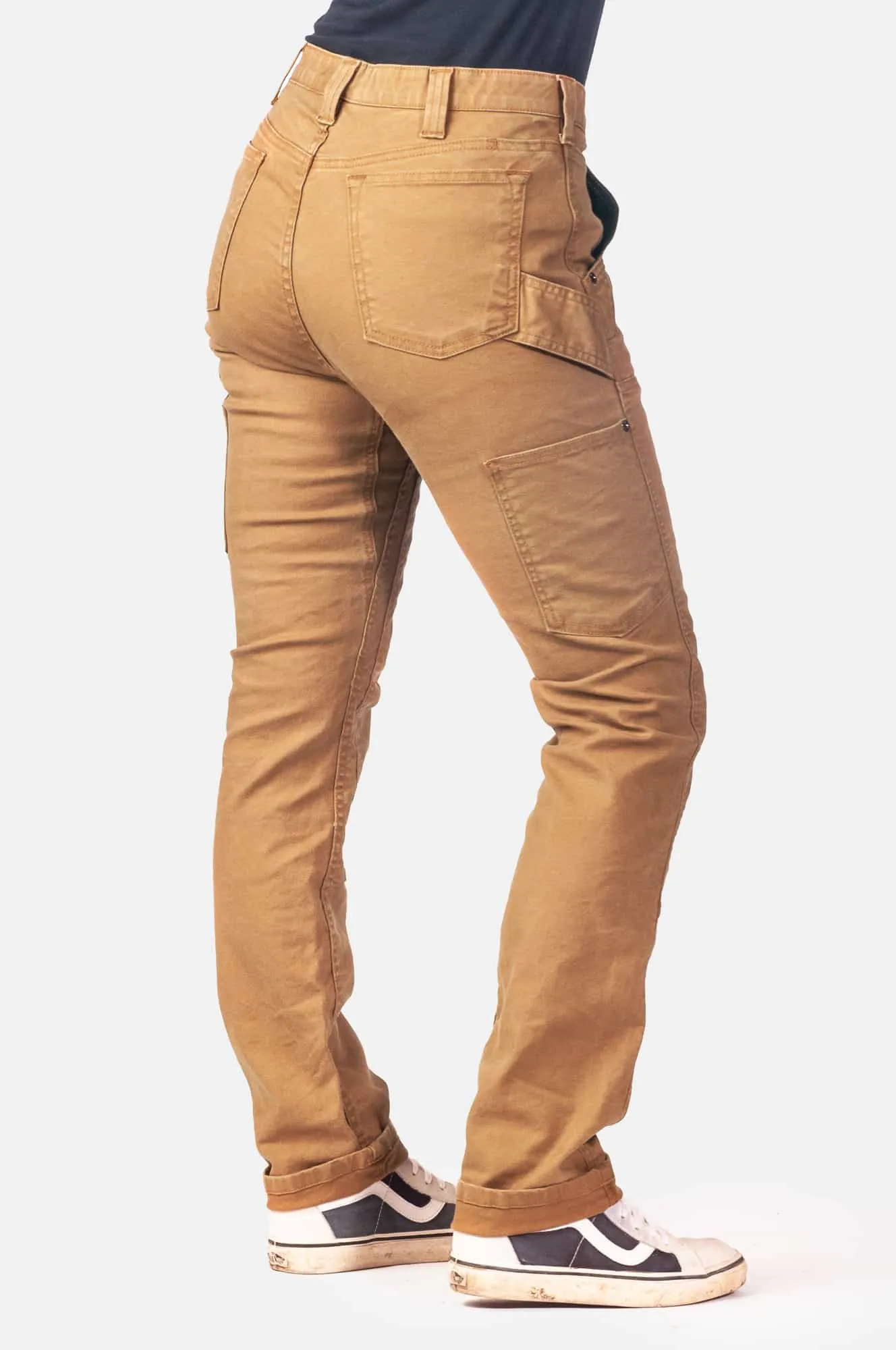 Maven X Pant in Saddle Brown Canvas sold by Dovetail Workwear product image thumbnail 4