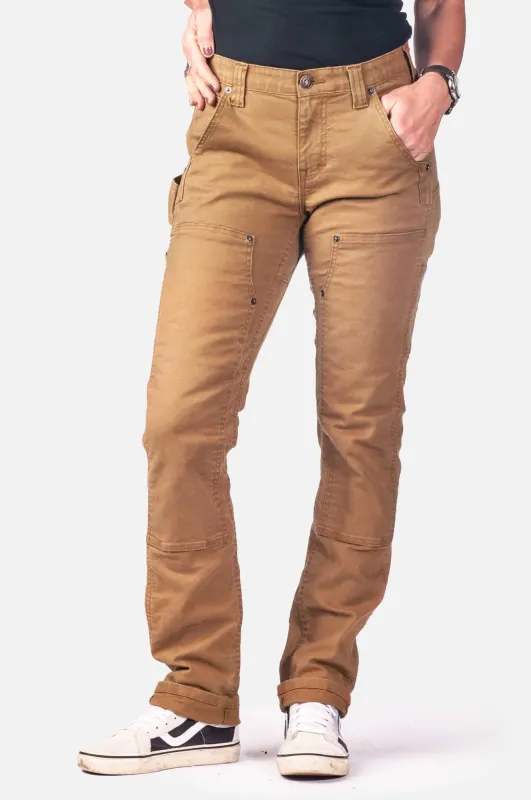 Maven X Pant in Saddle Brown Canvas made by Dovetail Workwear