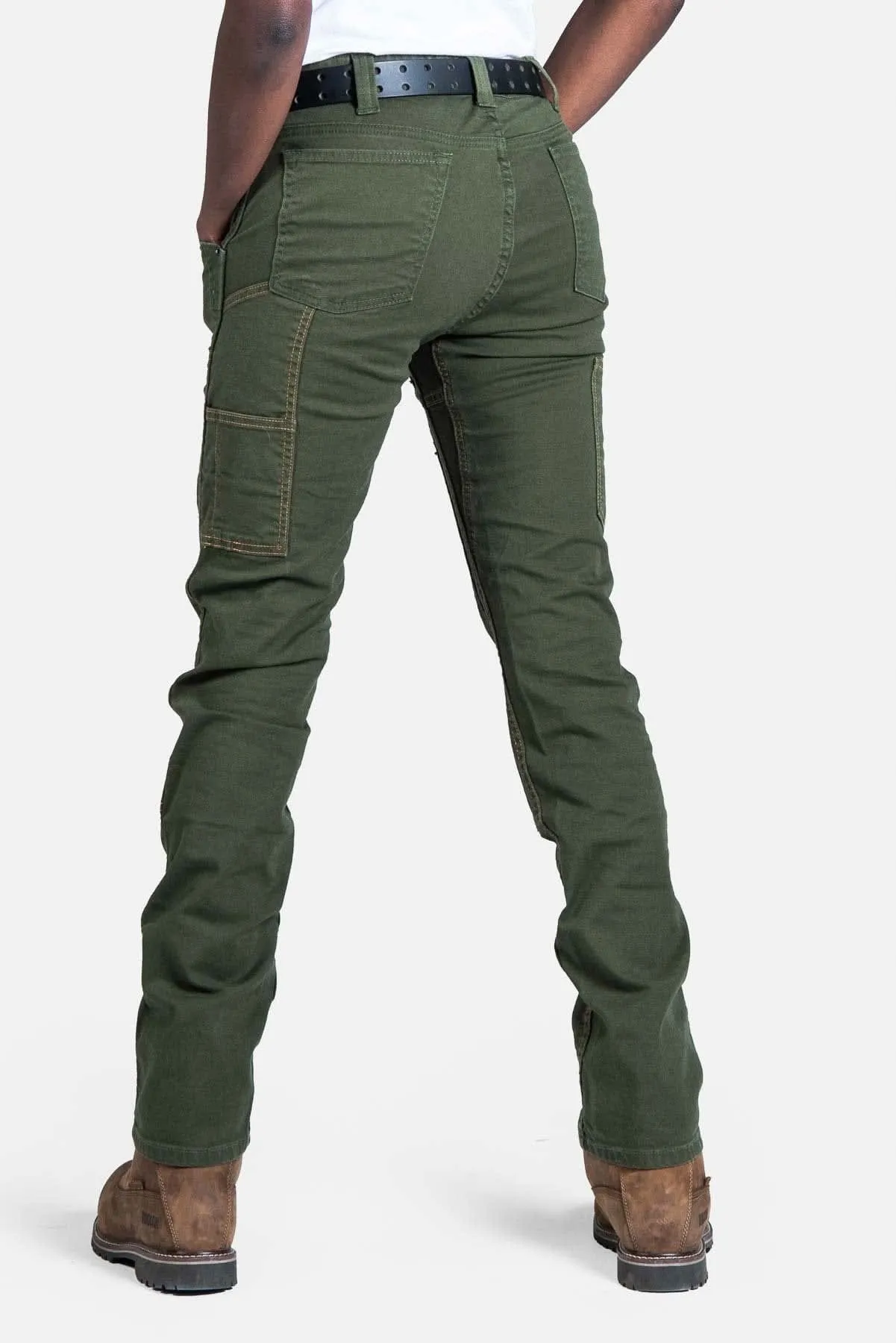 Maven X Pant in Moss Green Canvas sold by Dovetail Workwear product image thumbnail 5