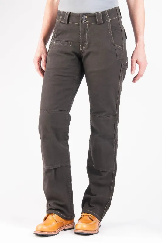 Day Construct Pant in Brown Canvas made by Dovetail Workwear