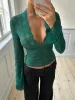 Pretty lace top - grøn sold by Venderbys
