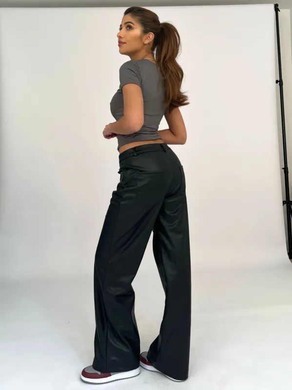 PU Mille bukser - sort sold by Venderbys