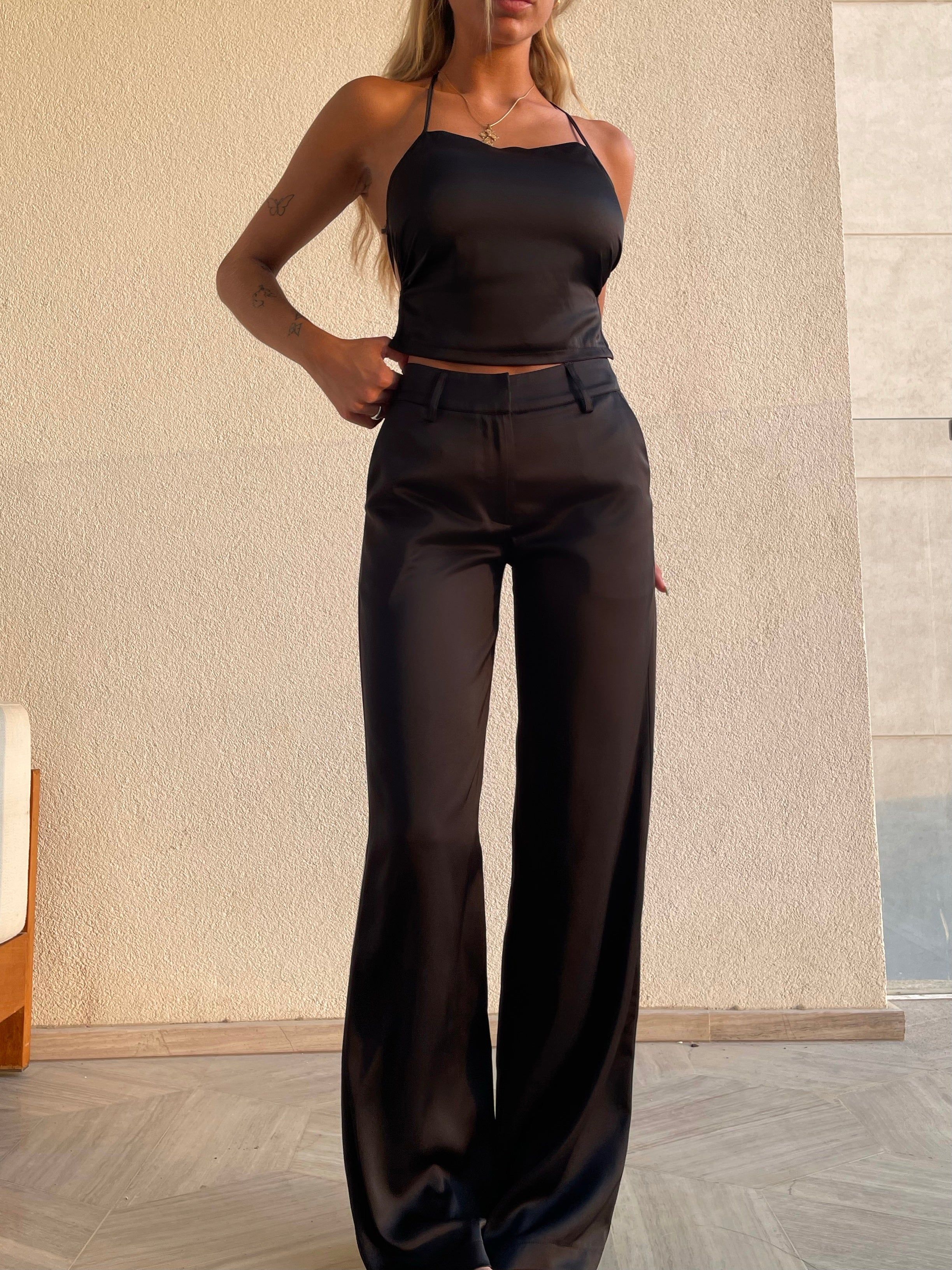 New Silky bukser - sort sold by Venderbys product image thumbnail 2