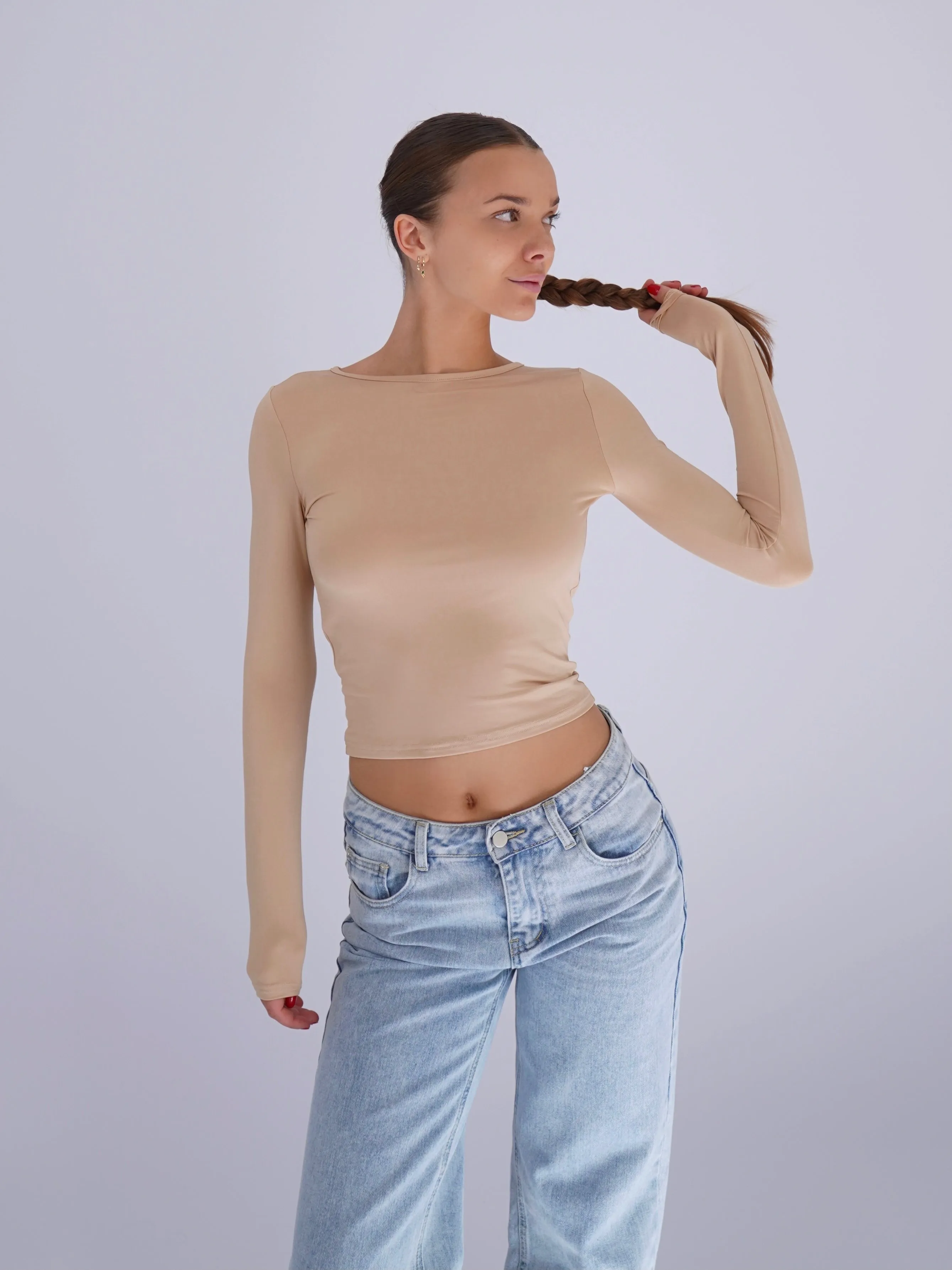 Oless top - beige sold by Venderbys product image thumbnail 2