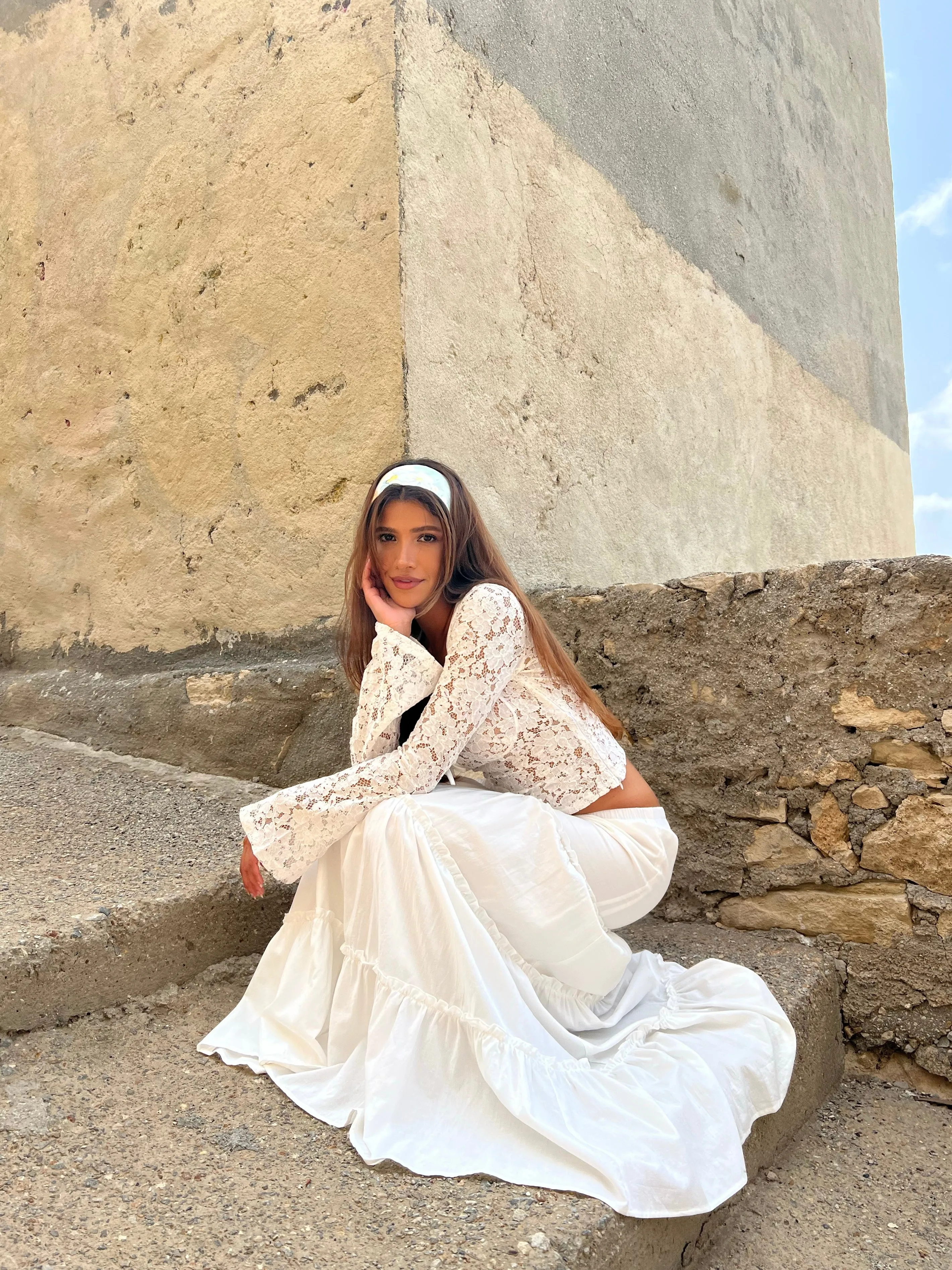 Cotton skirt - hvid sold by Venderbys product image thumbnail 5