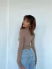 Basic top - tan sold by Venderbys