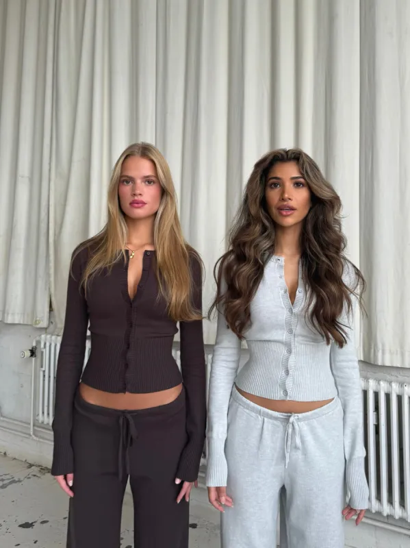 Knit Cardigan - lys grå sold by Venderbys