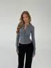 Knit Cardigan - meleret grå sold by Venderbys