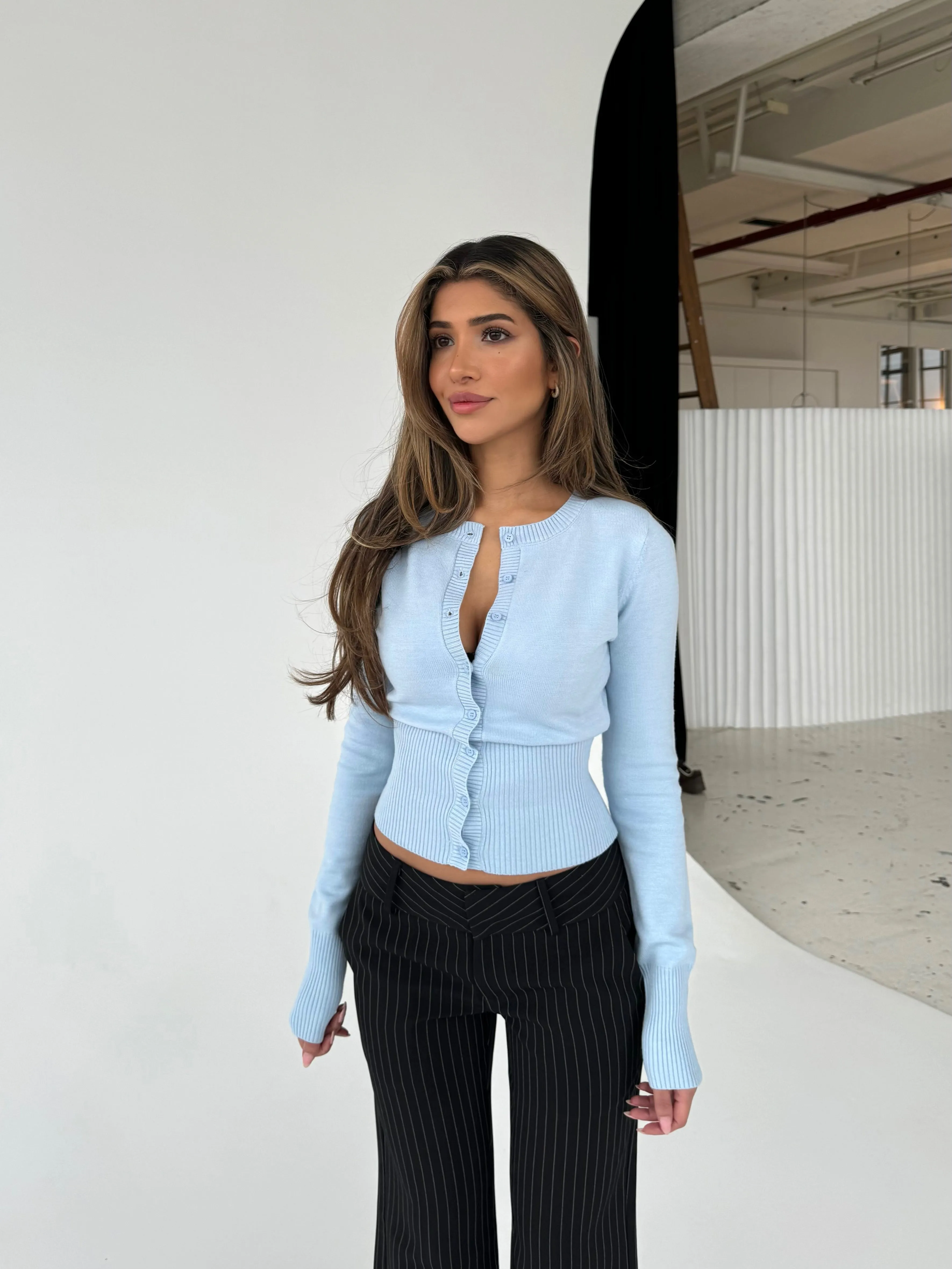 Knit Cardigan - lys blå sold by Venderbys product image thumbnail 5