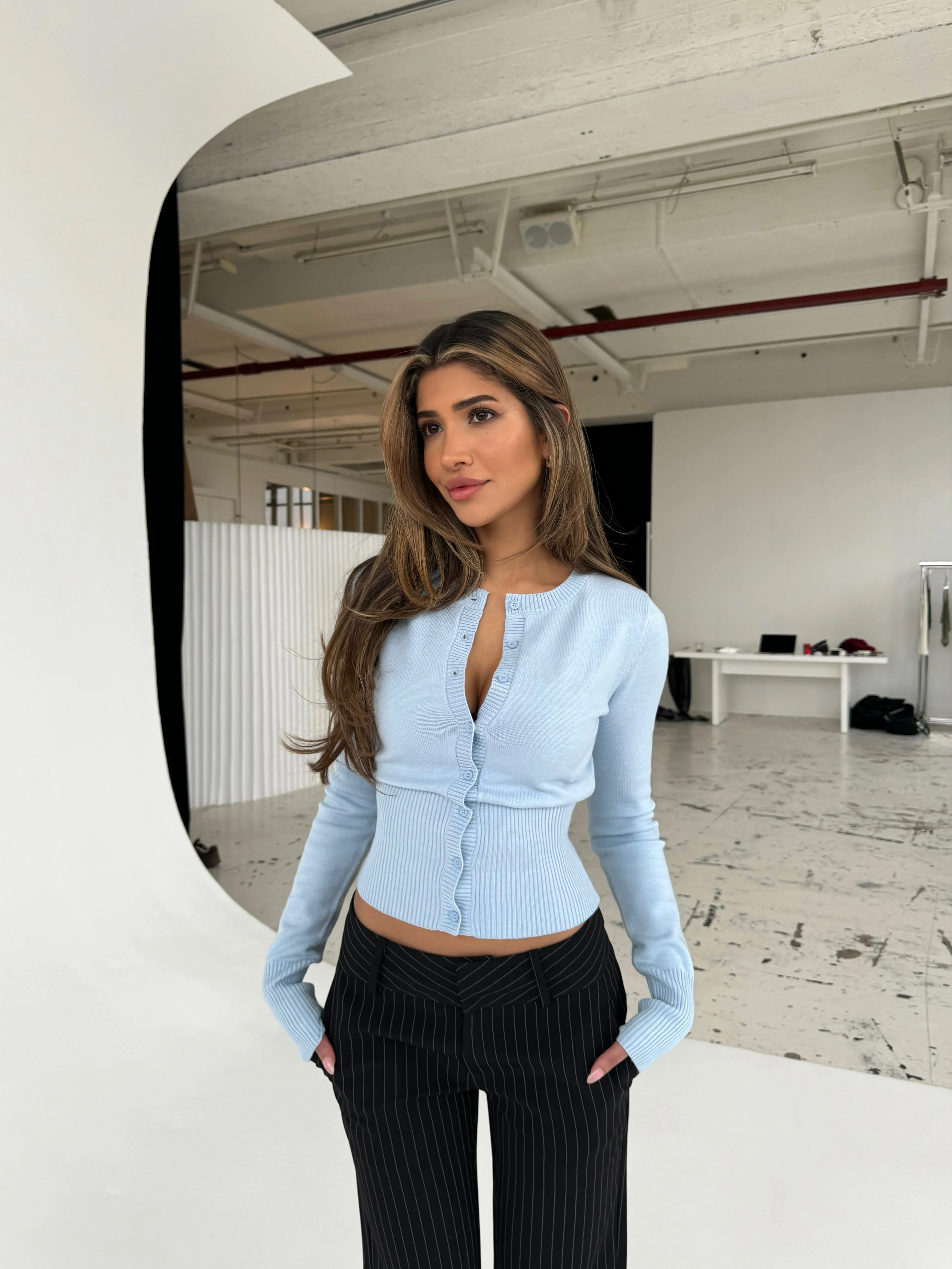 Knit Cardigan - lys blå sold by Venderbys product image thumbnail 3