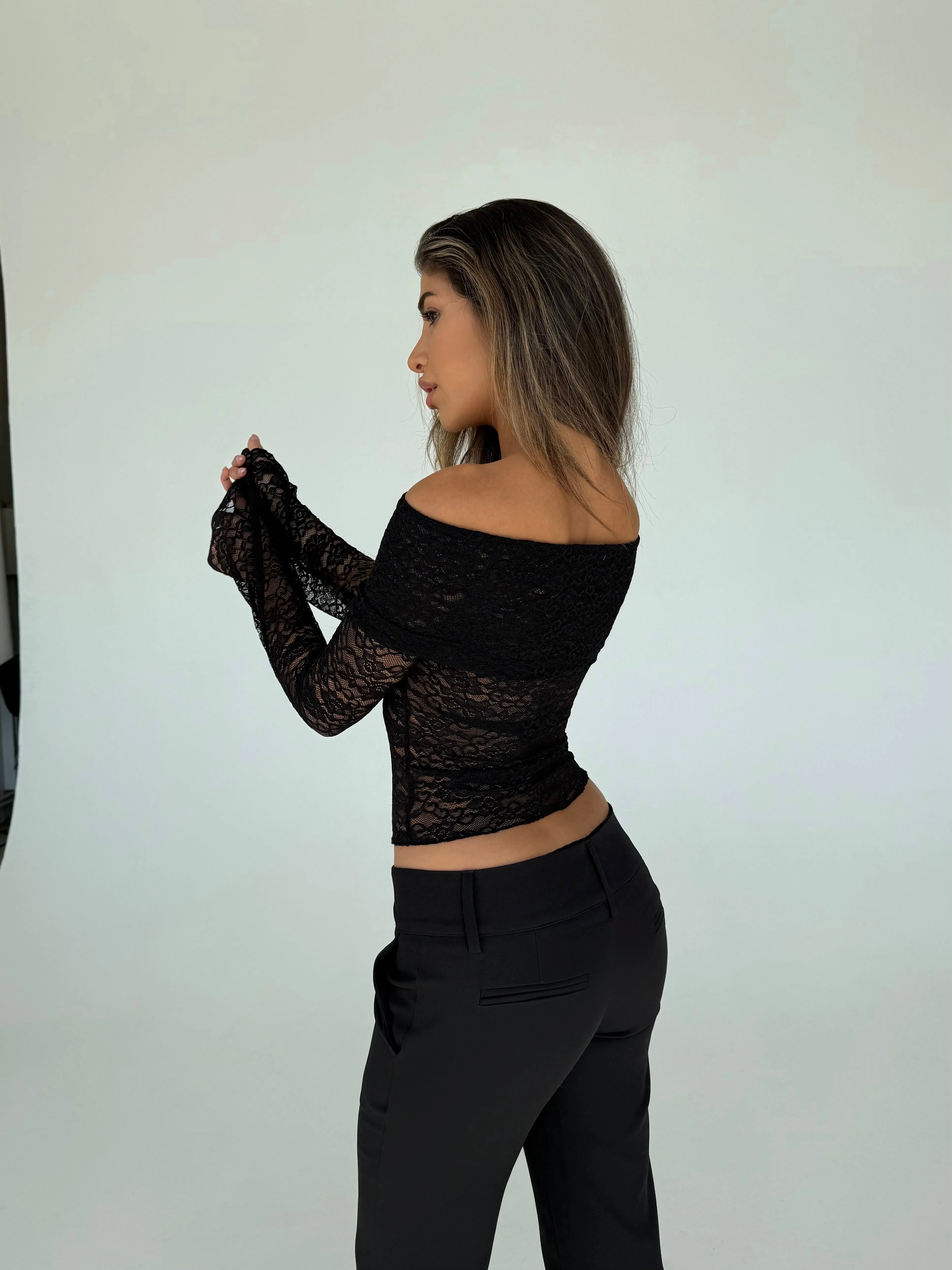 Kaia lace top - sort sold by Venderbys product image thumbnail 4