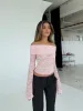Kaia lace top - lyserød sold by Venderbys