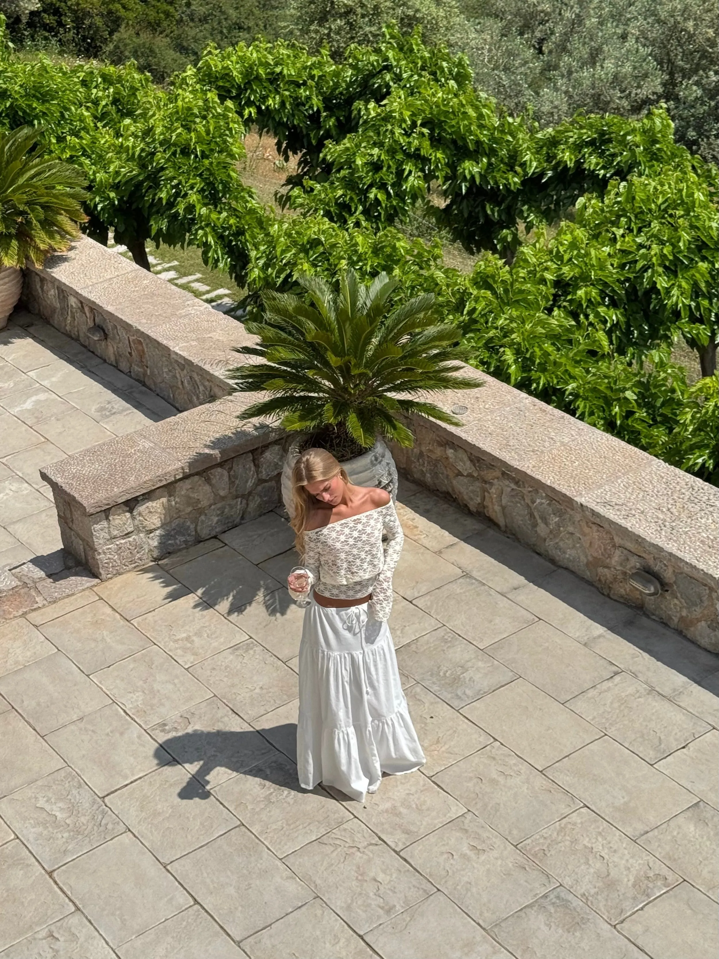 Athena lace top - cream sold by Venderbys product image thumbnail 5