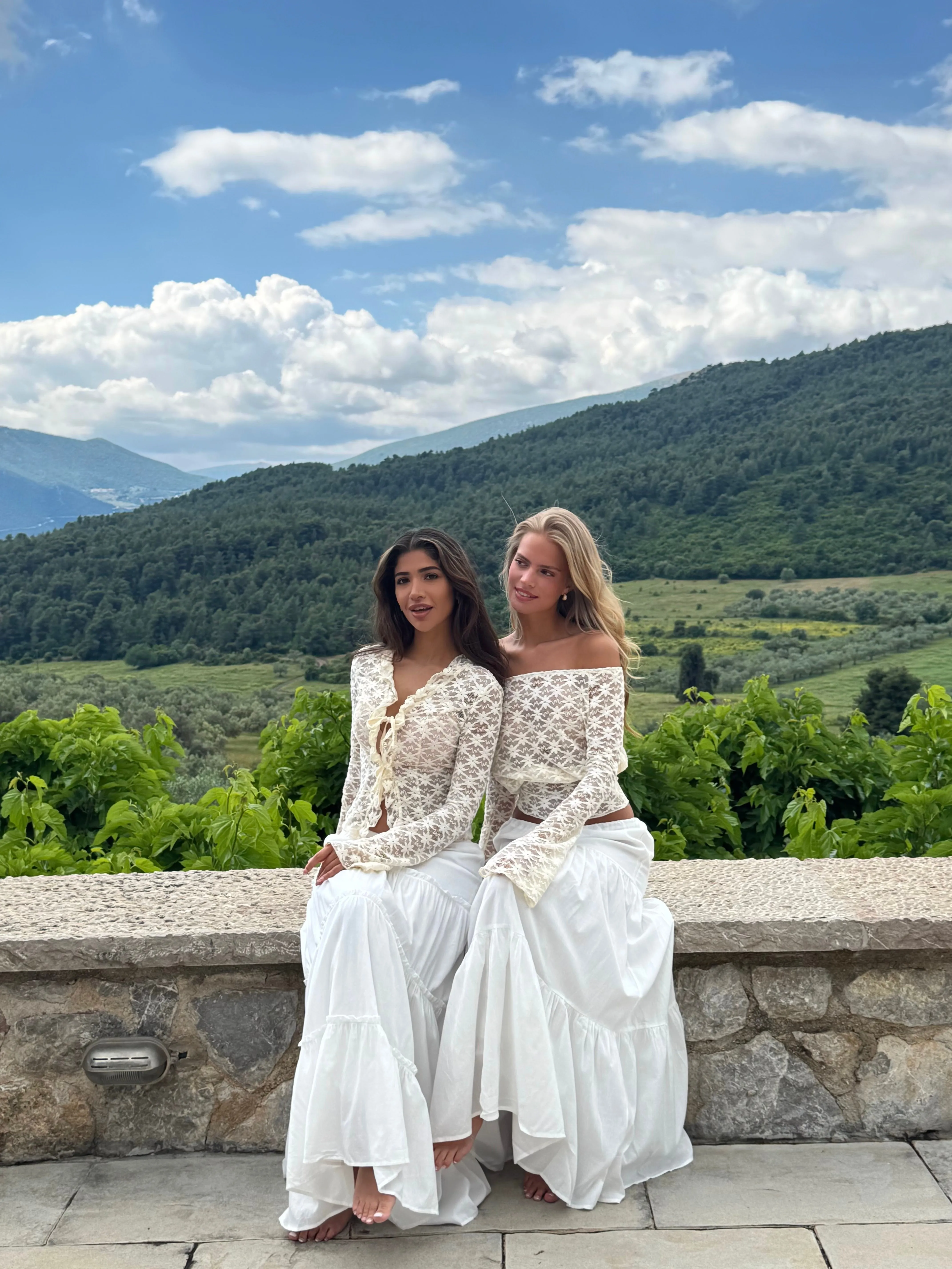 Athena lace top - cream sold by Venderbys product image thumbnail 4