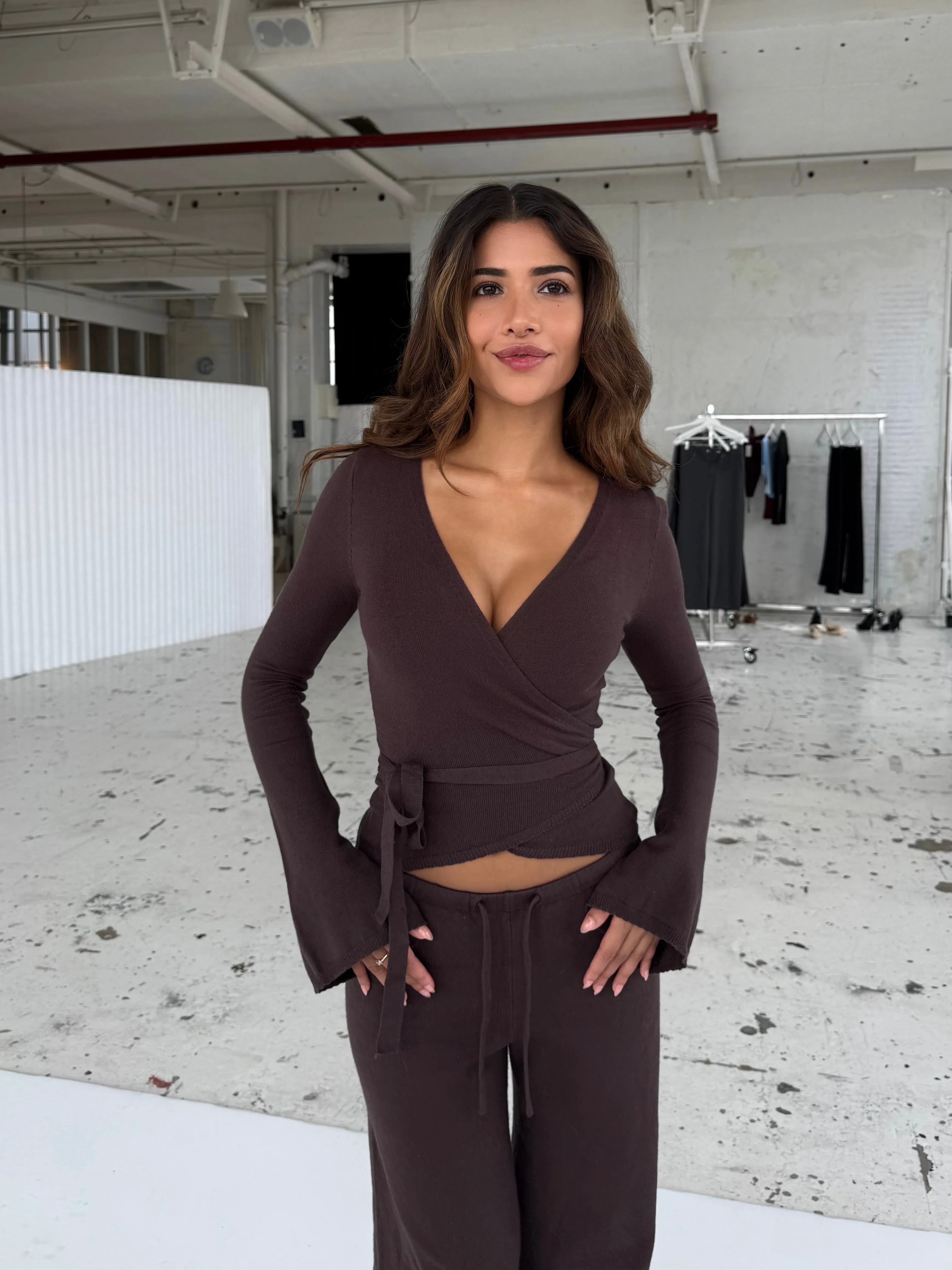 Ballerina knit top - mørk brun sold by Venderbys product image thumbnail 2