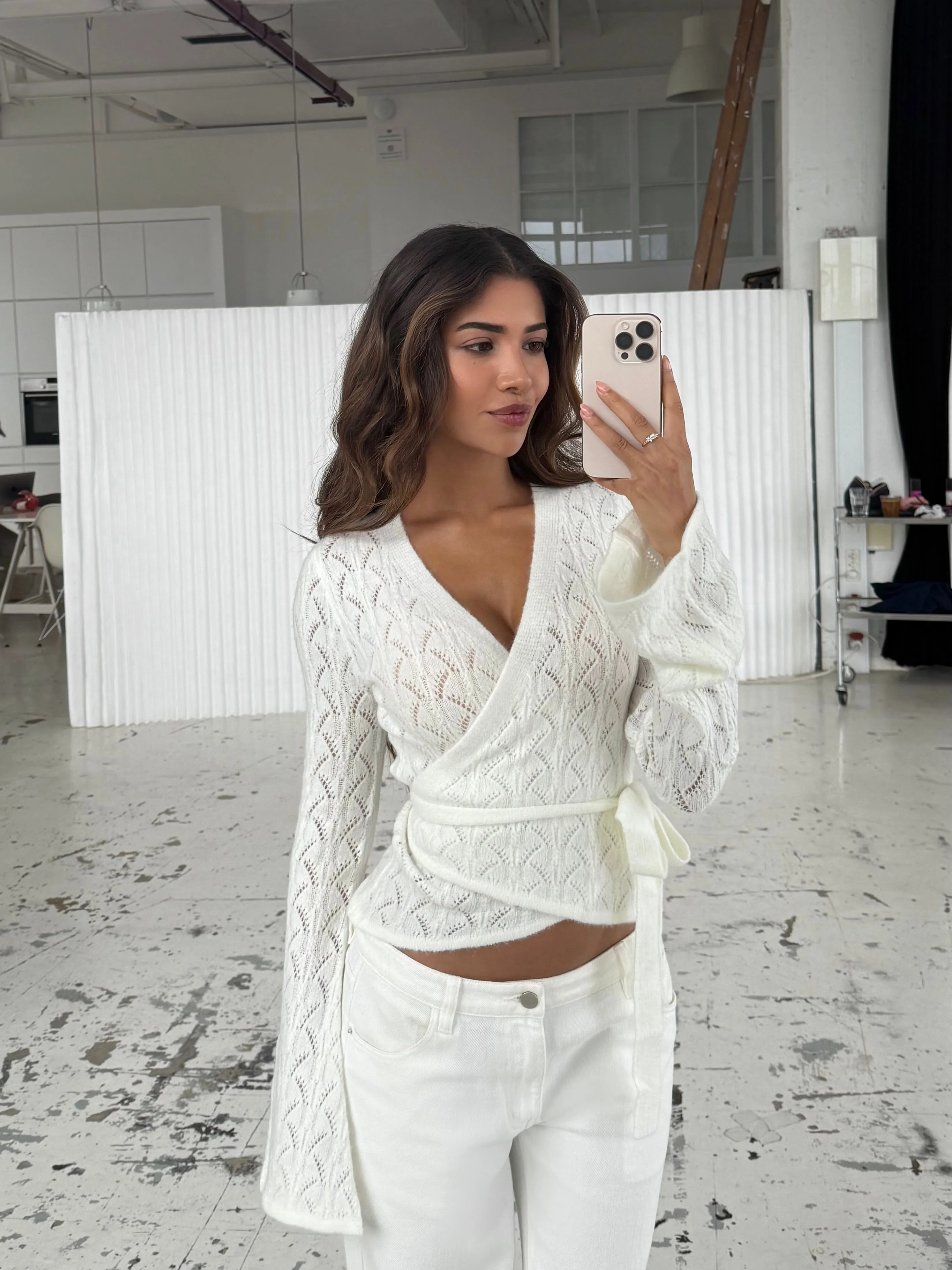 Lacework wool ballerina - hvid sold by Venderbys product image thumbnail 4