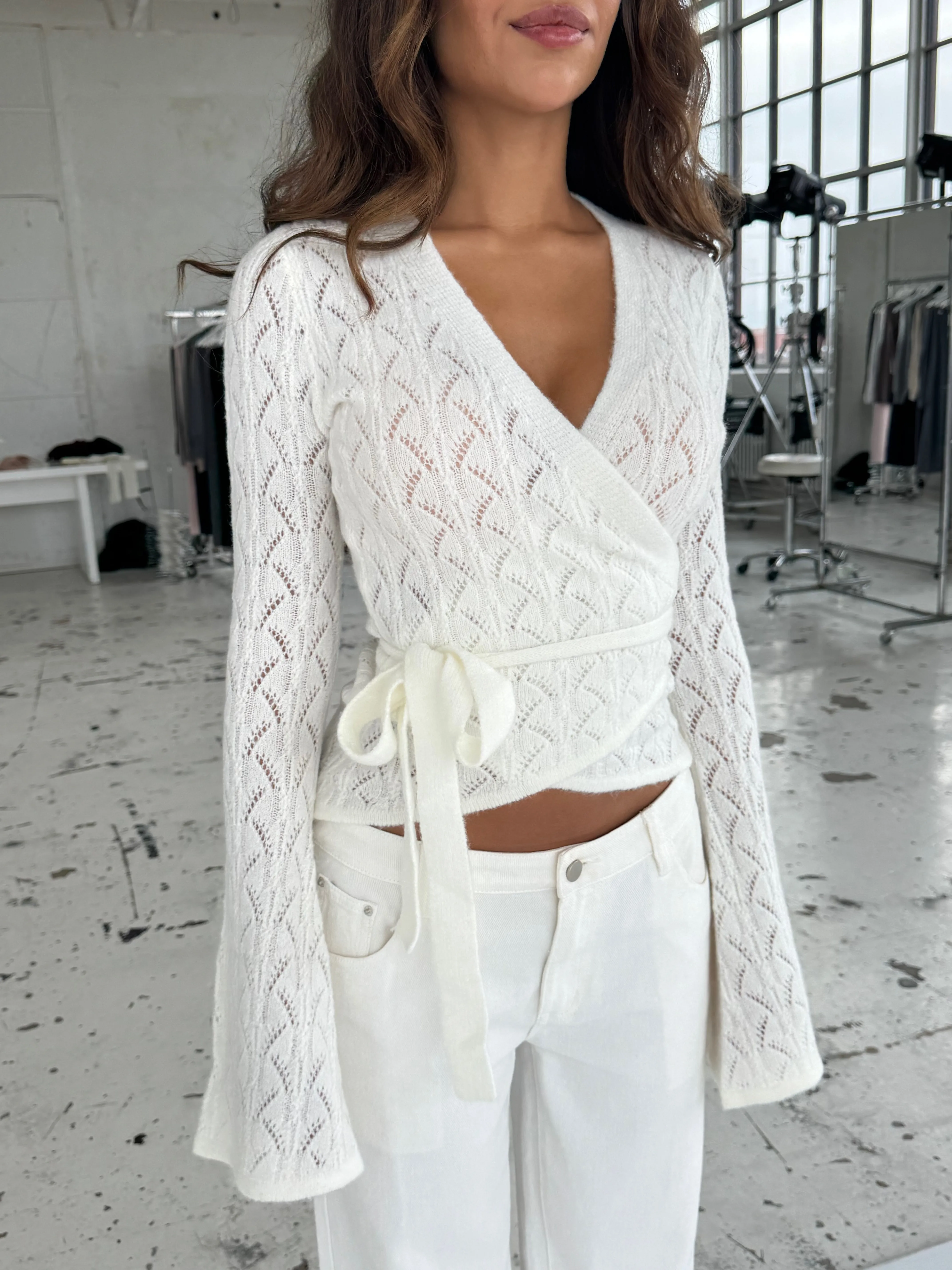 Lacework wool ballerina - hvid sold by Venderbys product image thumbnail 2