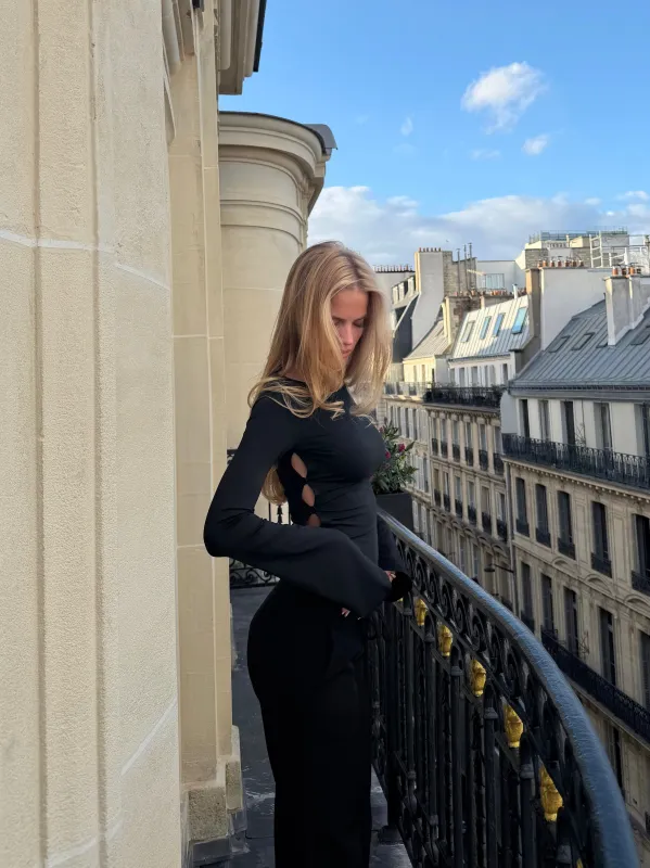 Eda long sleeve top - sort made by Venderbys