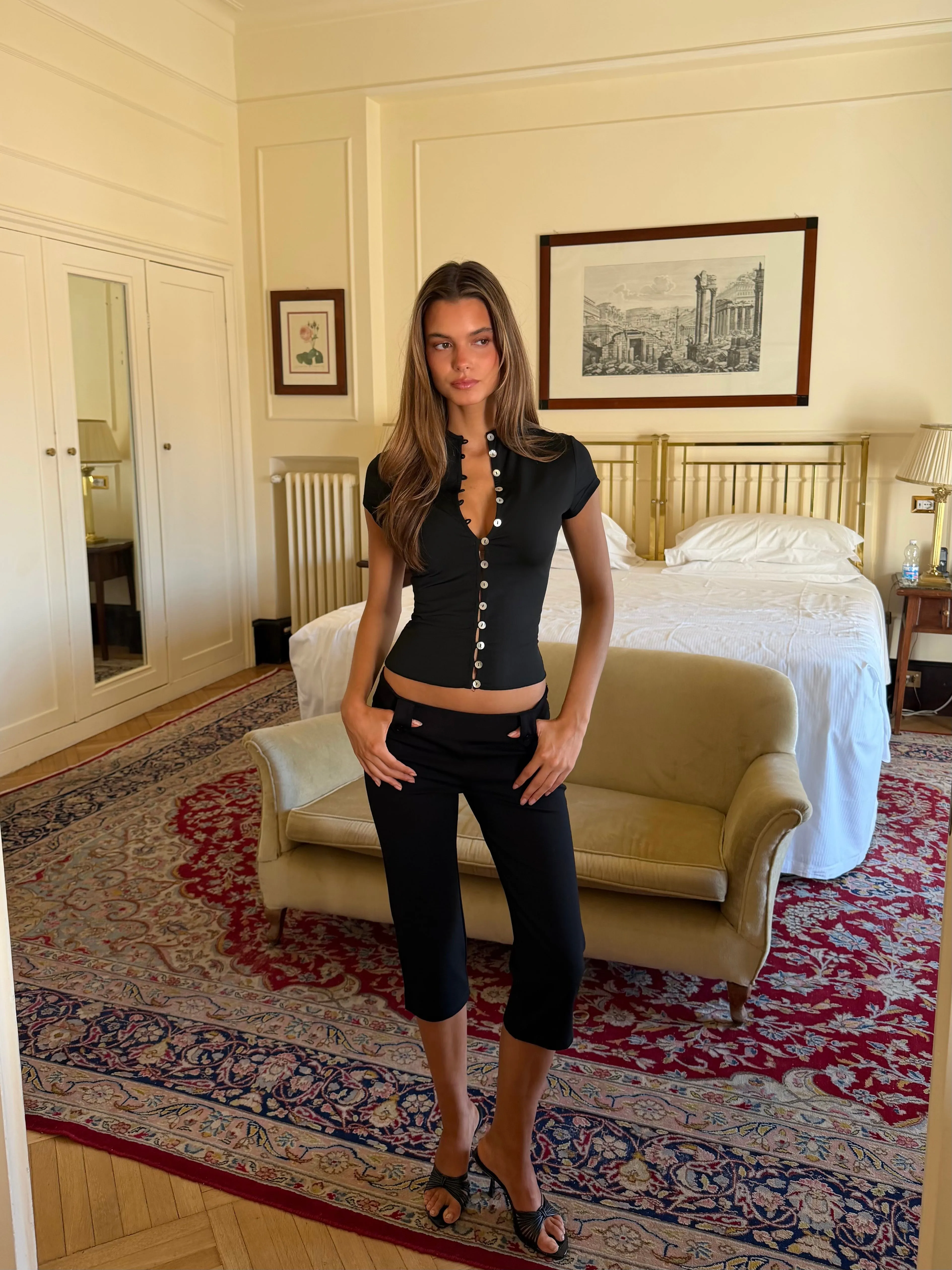 Pearl button top - sort sold by Venderbys product image thumbnail 2