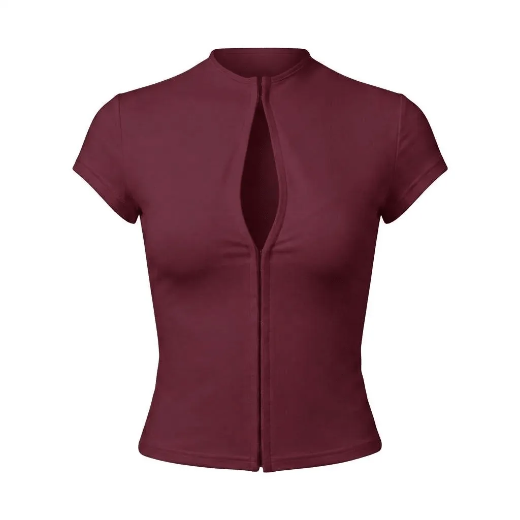 Ava top - bordeaux sold by Venderbys product image thumbnail 3