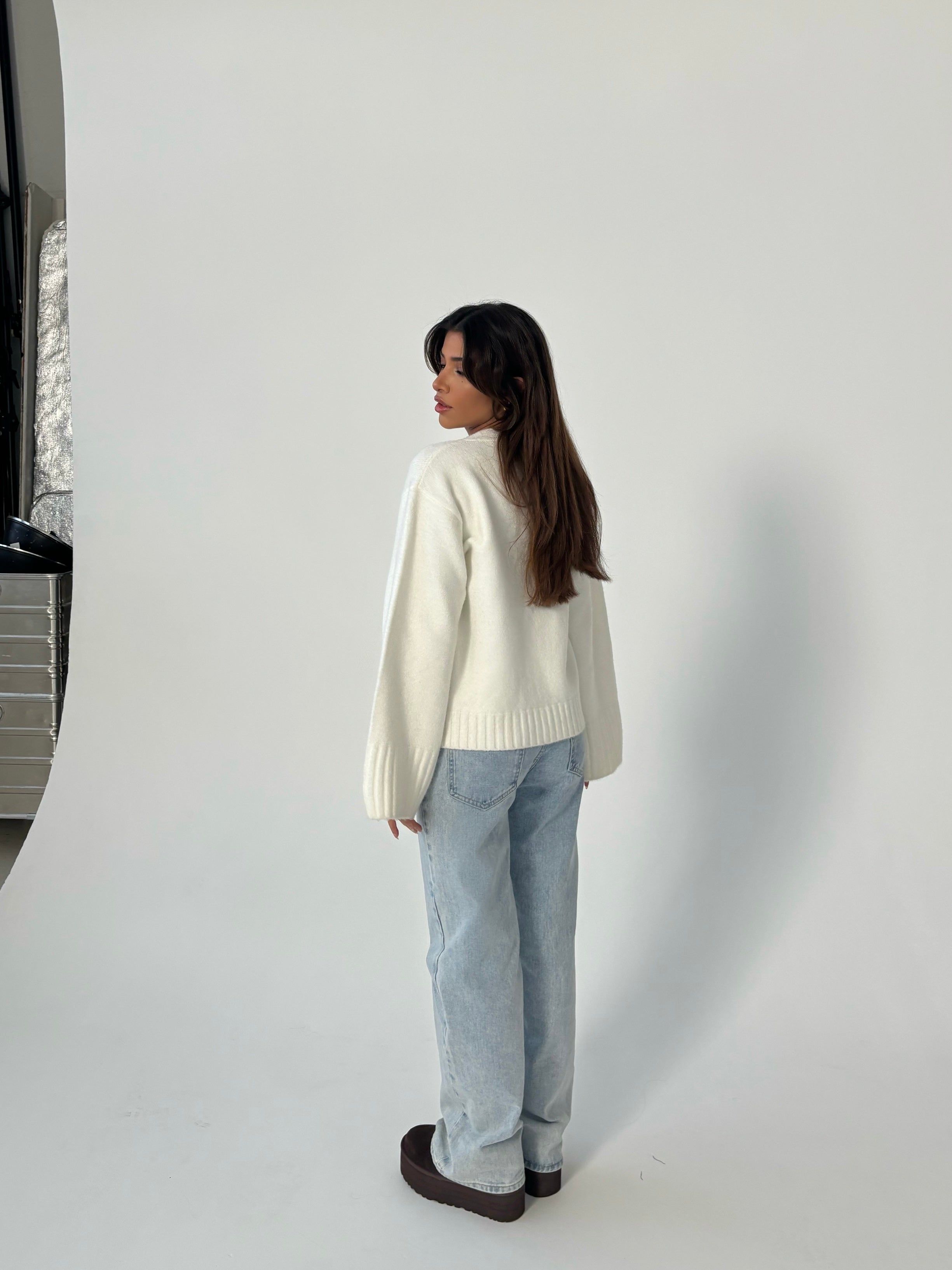 Wool blend Cardigan - hvid sold by Venderbys product image thumbnail 4