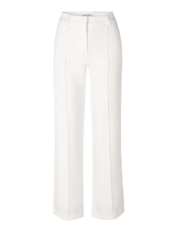 TALL Vera Wide bukser - hvid made by Venderbys