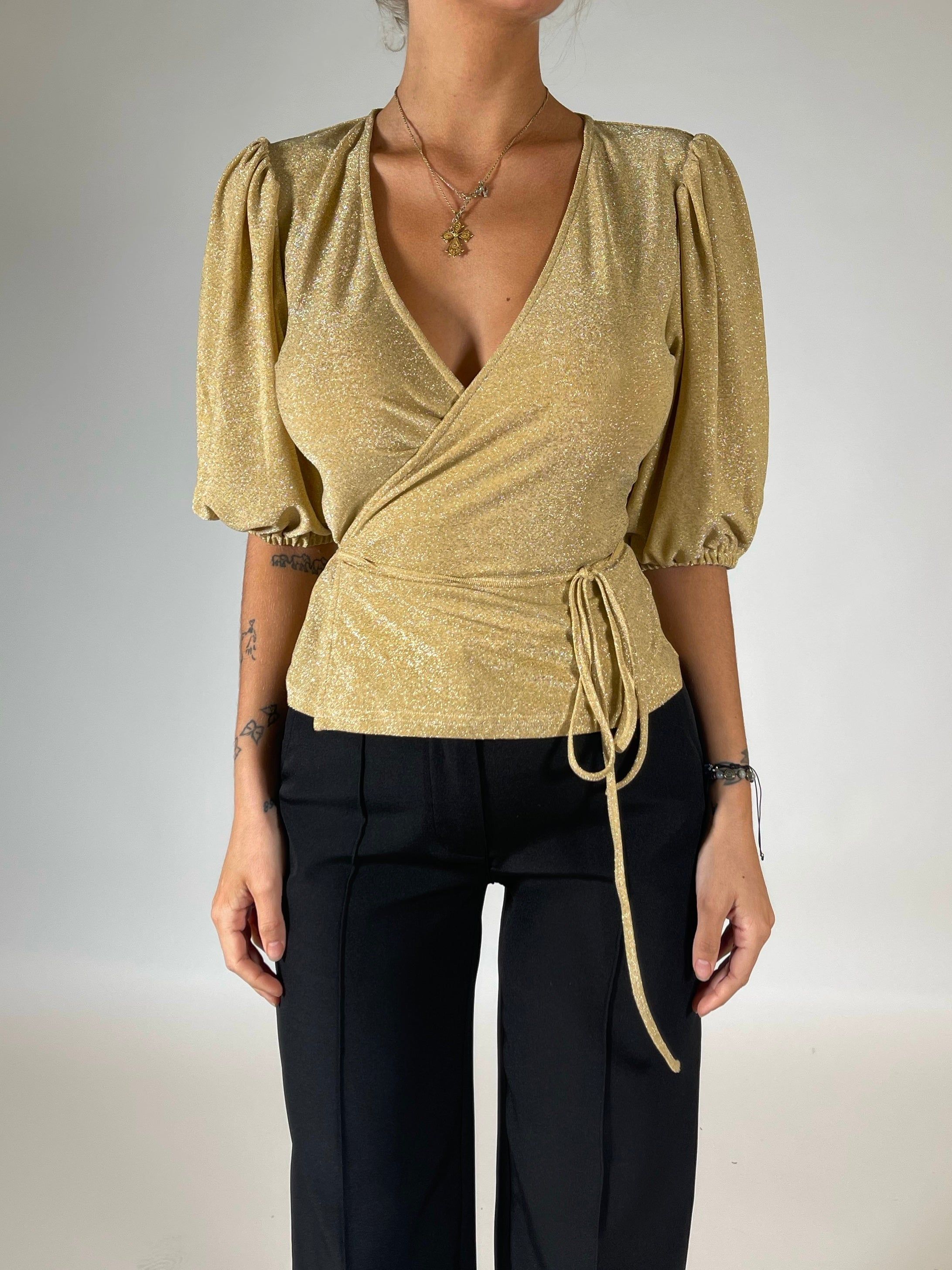 Glitter wrap - guld sold by Venderbys