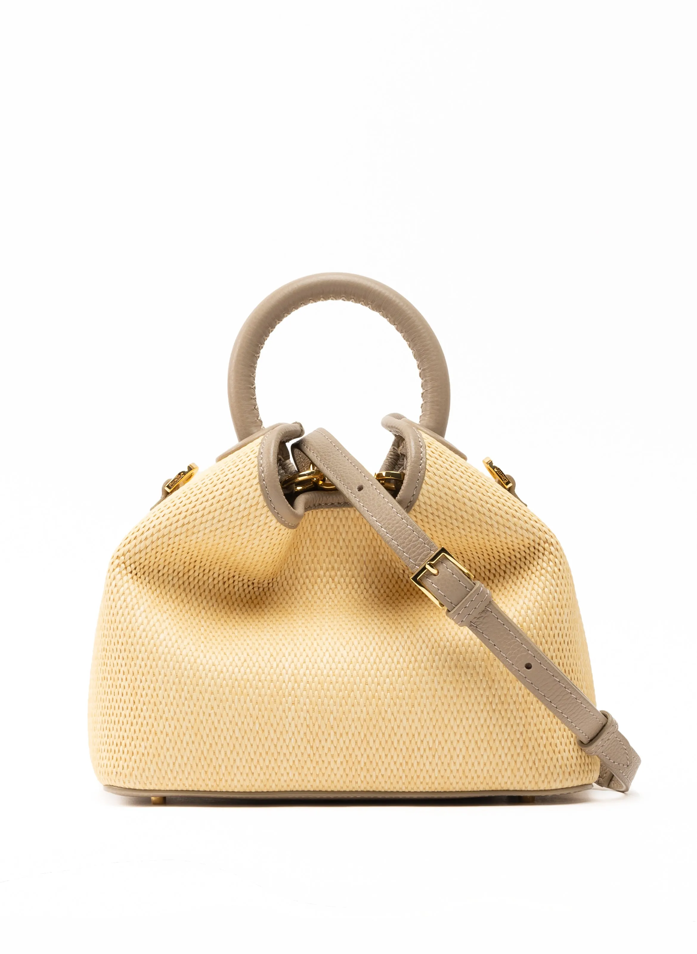 Baozi Raffia/Leather Natural/Taupe sold by Elleme product image thumbnail 4