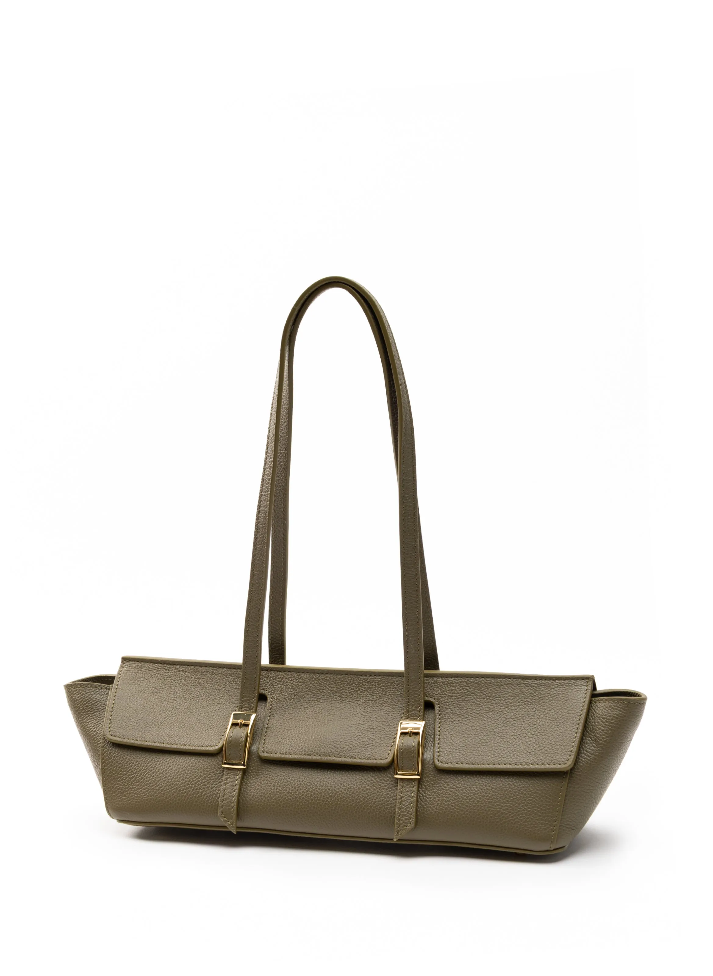Le Bateau Pebbled Leather Khaki sold by Elleme product image thumbnail 2