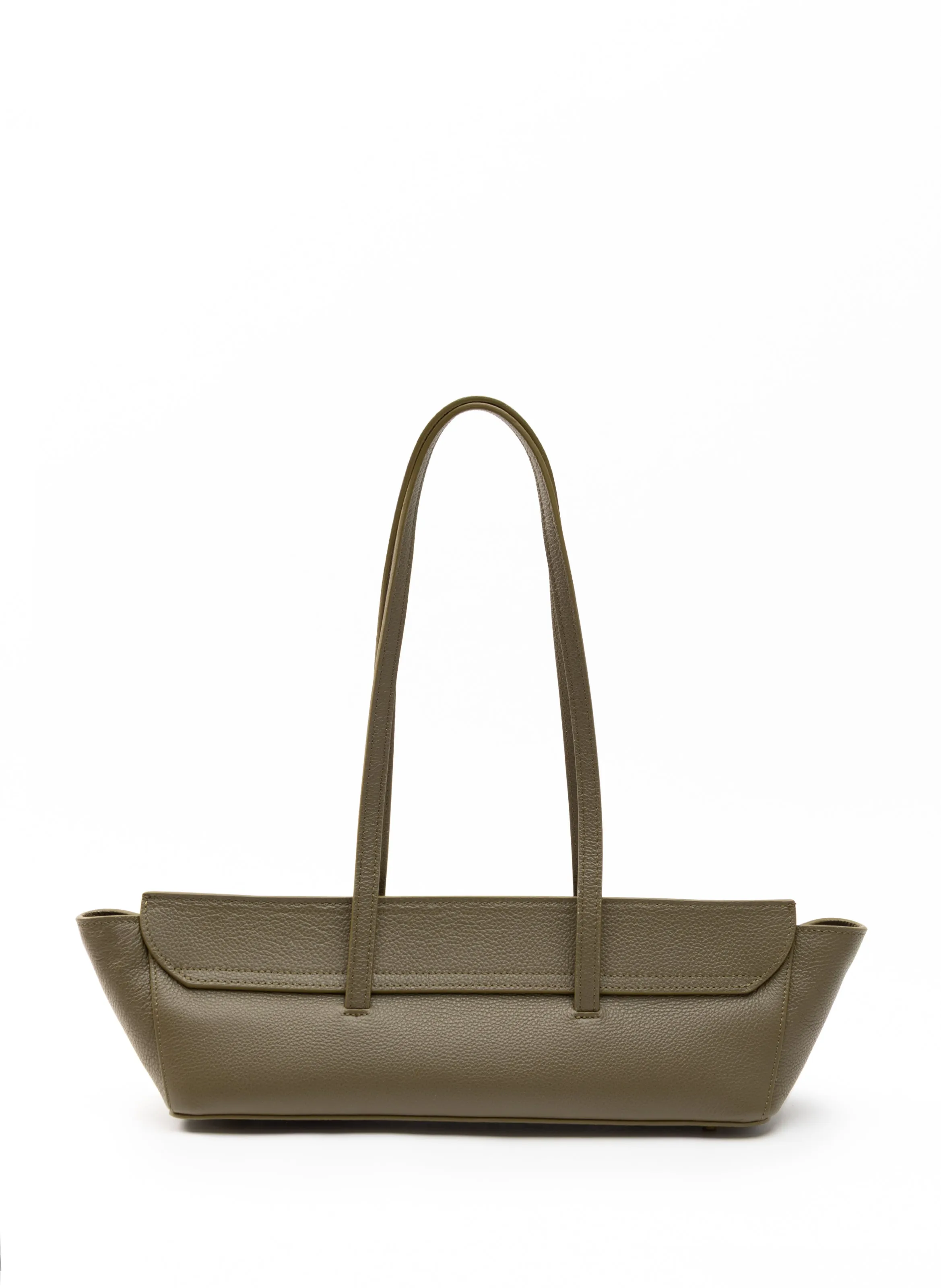 Le Bateau Pebbled Leather Khaki sold by Elleme product image thumbnail 3