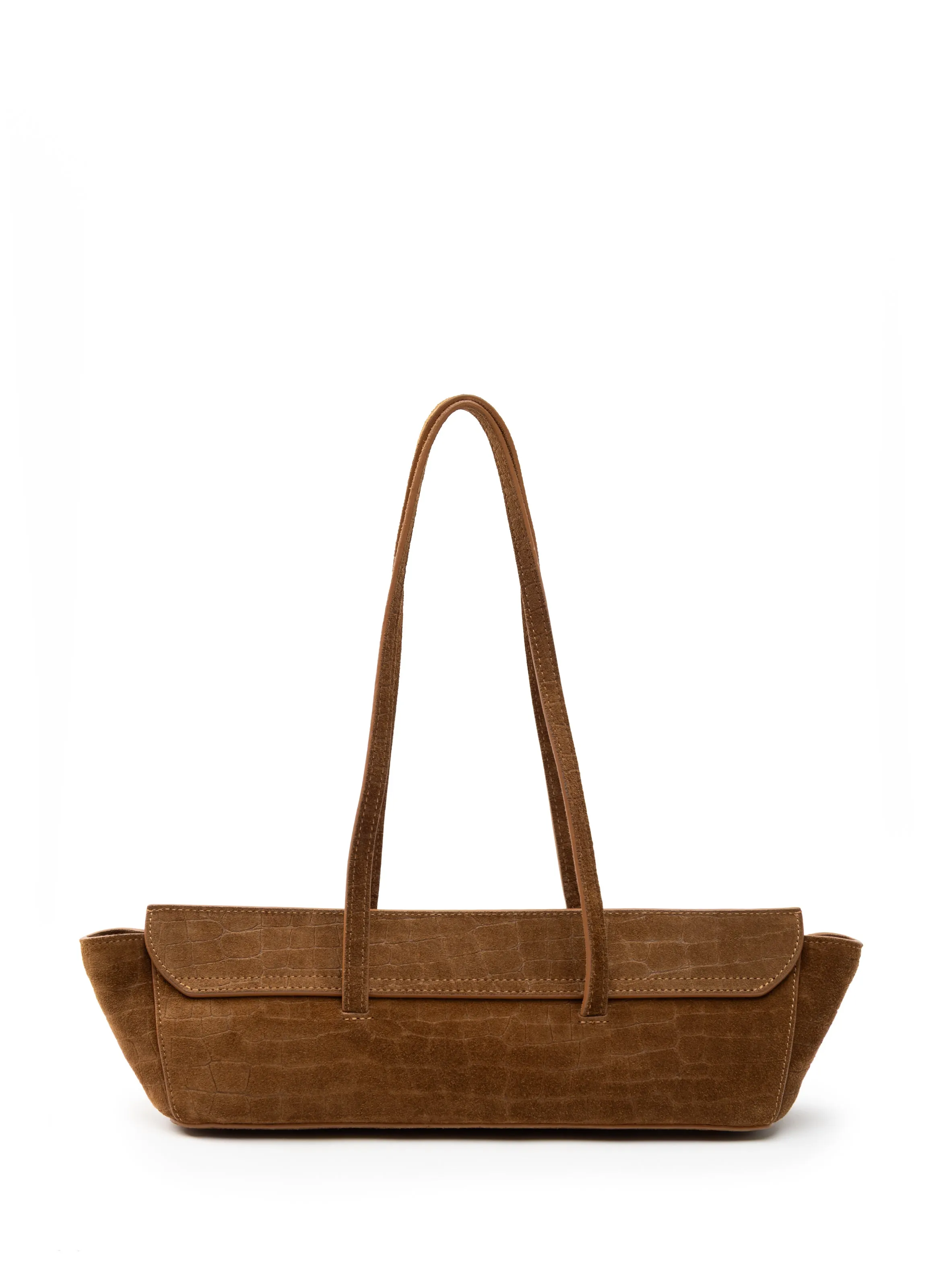 Le Bateau Croco Suede Cognac (Backorder — Jan 2026) sold by Elleme product image thumbnail 3