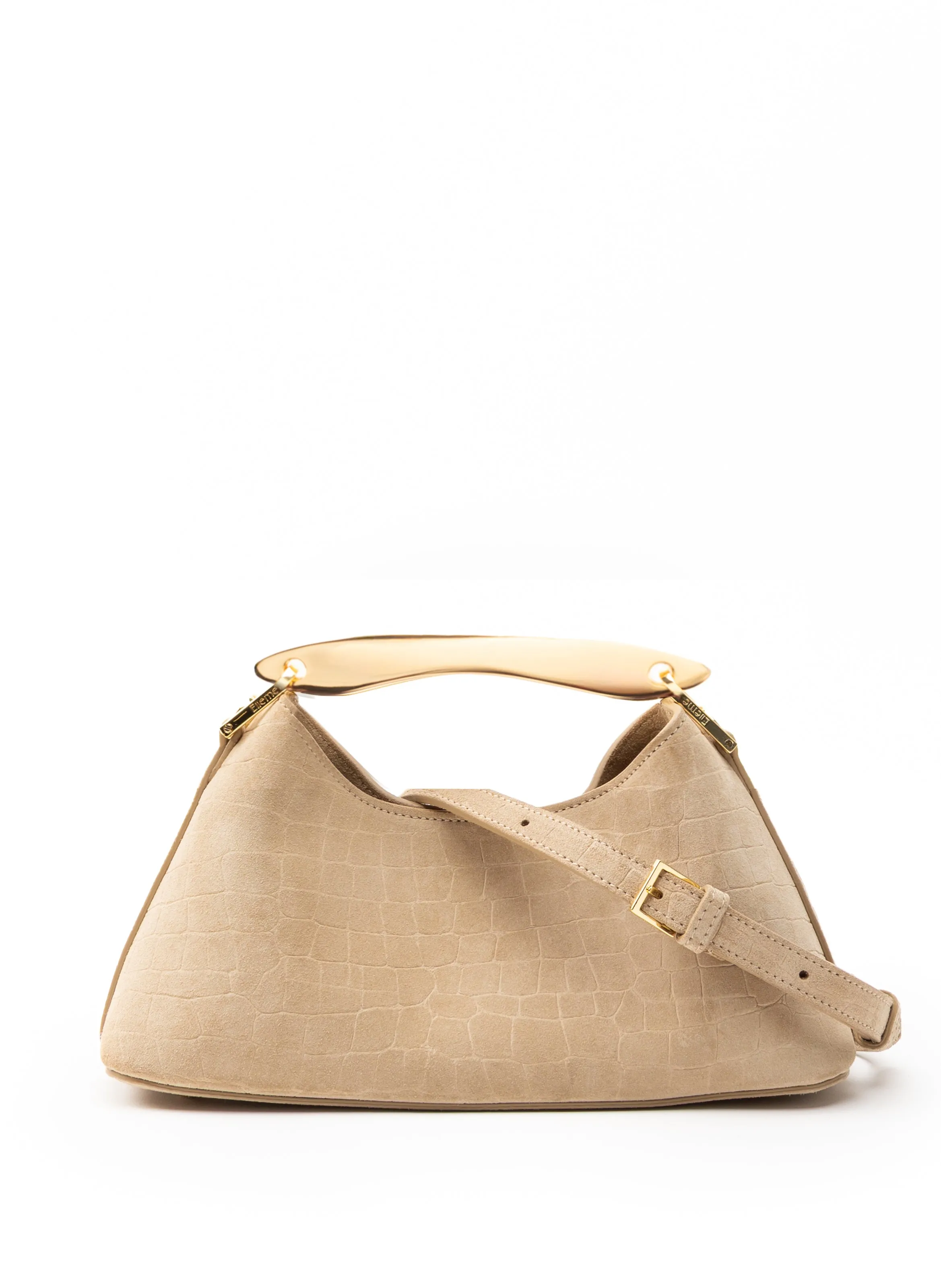 Mini Boomerang Croco Suede Beige (Backorder — Jan 2026) sold by Elleme product image thumbnail 3