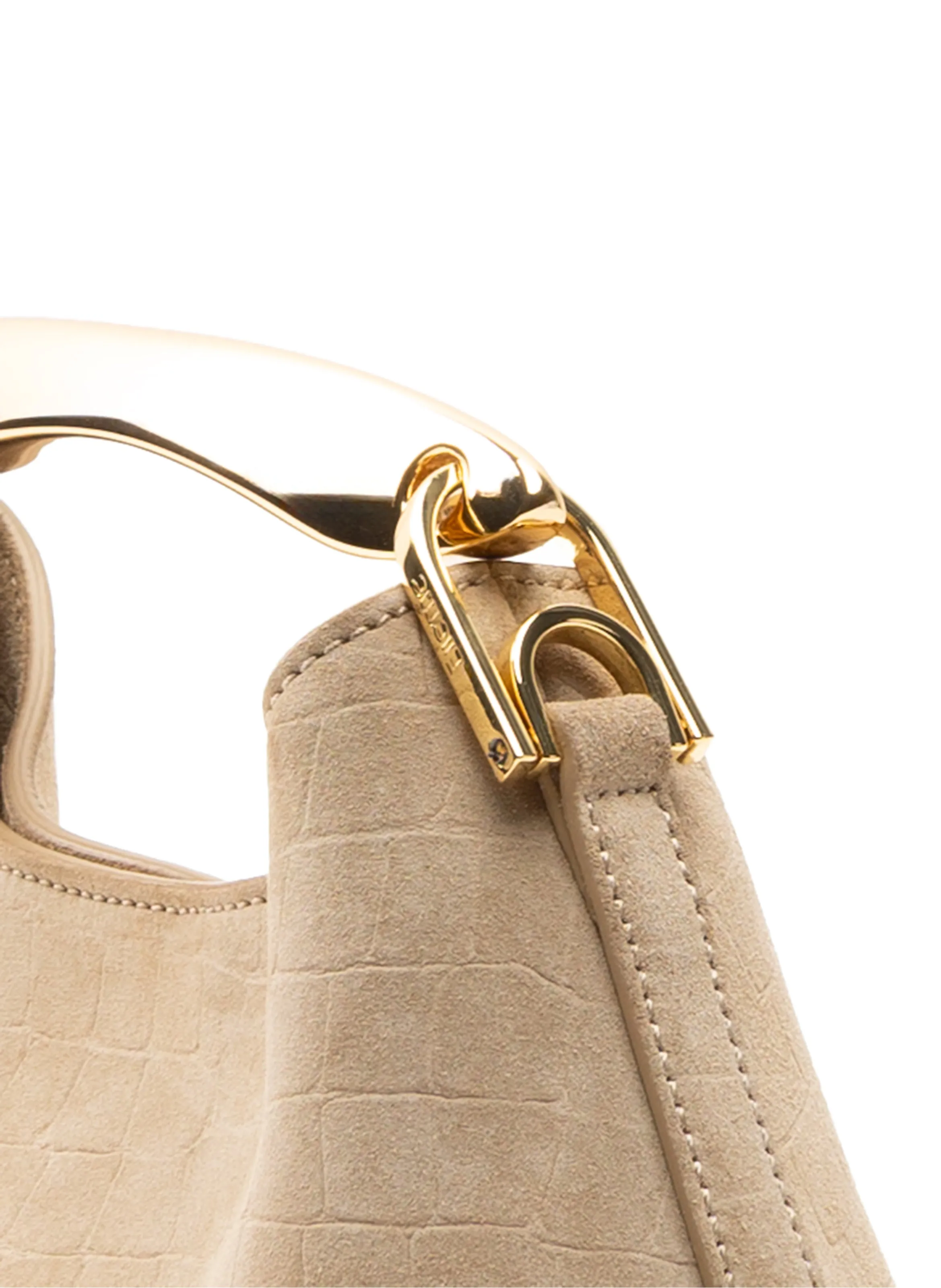 Mini Boomerang Croco Suede Beige (Backorder — Jan 2026) sold by Elleme product image thumbnail 4