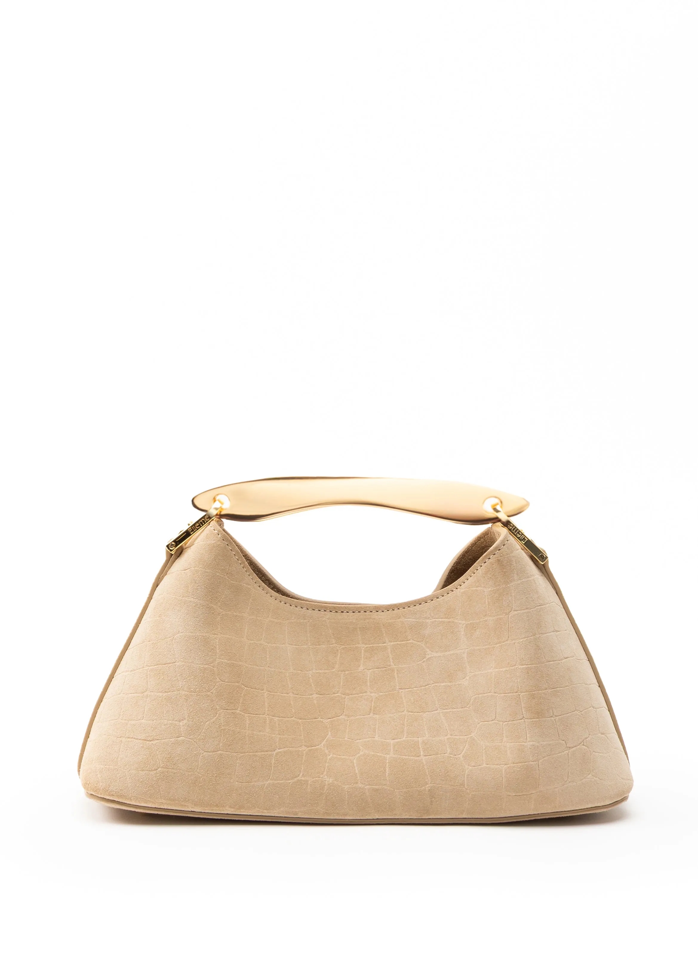 Mini Boomerang Croco Suede Beige (Backorder — Jan 2026) sold by Elleme