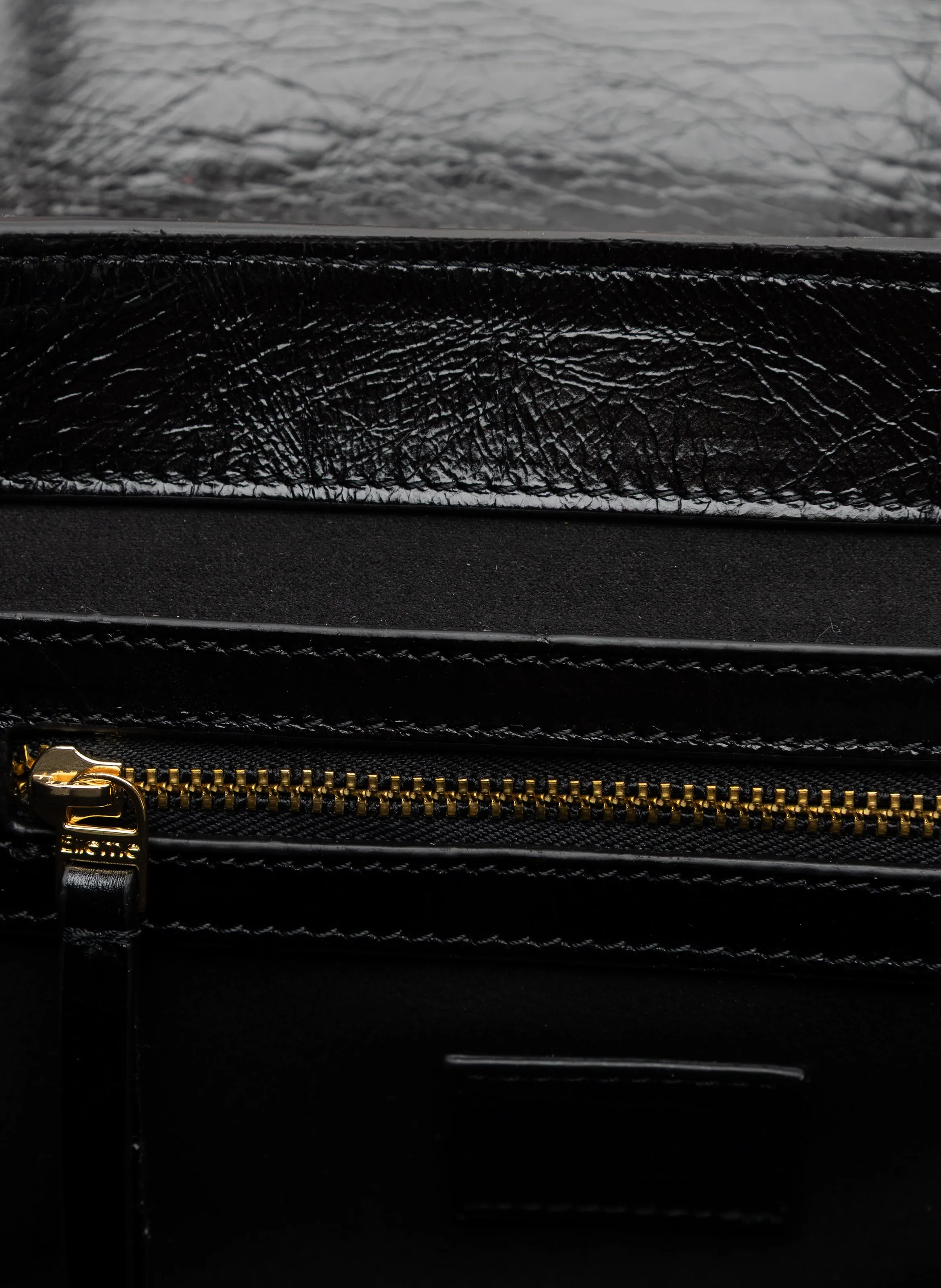 Courrier Tote Vintage Leather Black sold by Elleme product image thumbnail 4