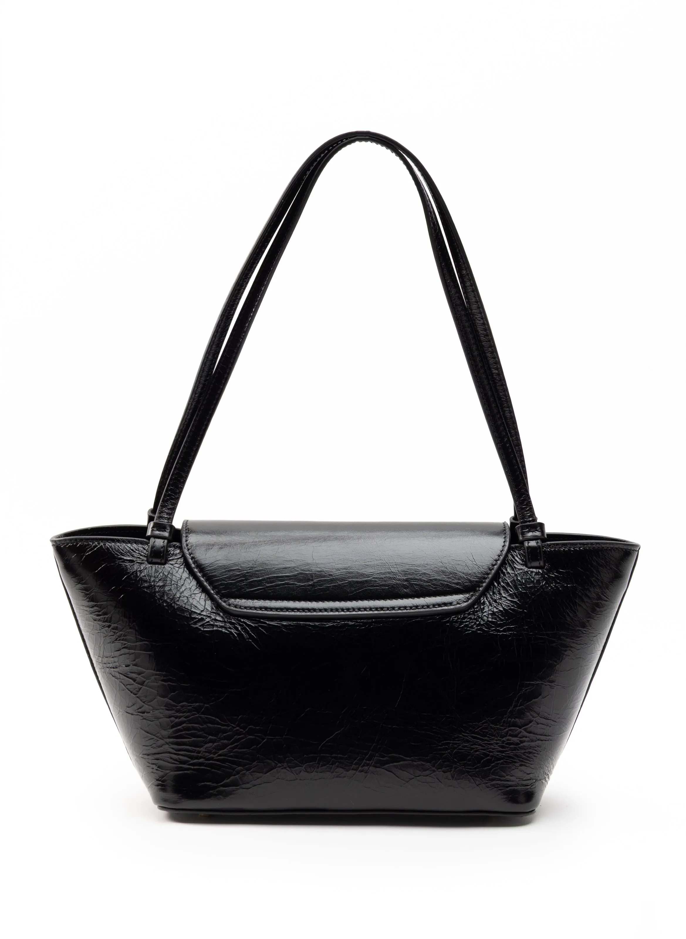 Courrier Tote Vintage Leather Black sold by Elleme product image thumbnail 3