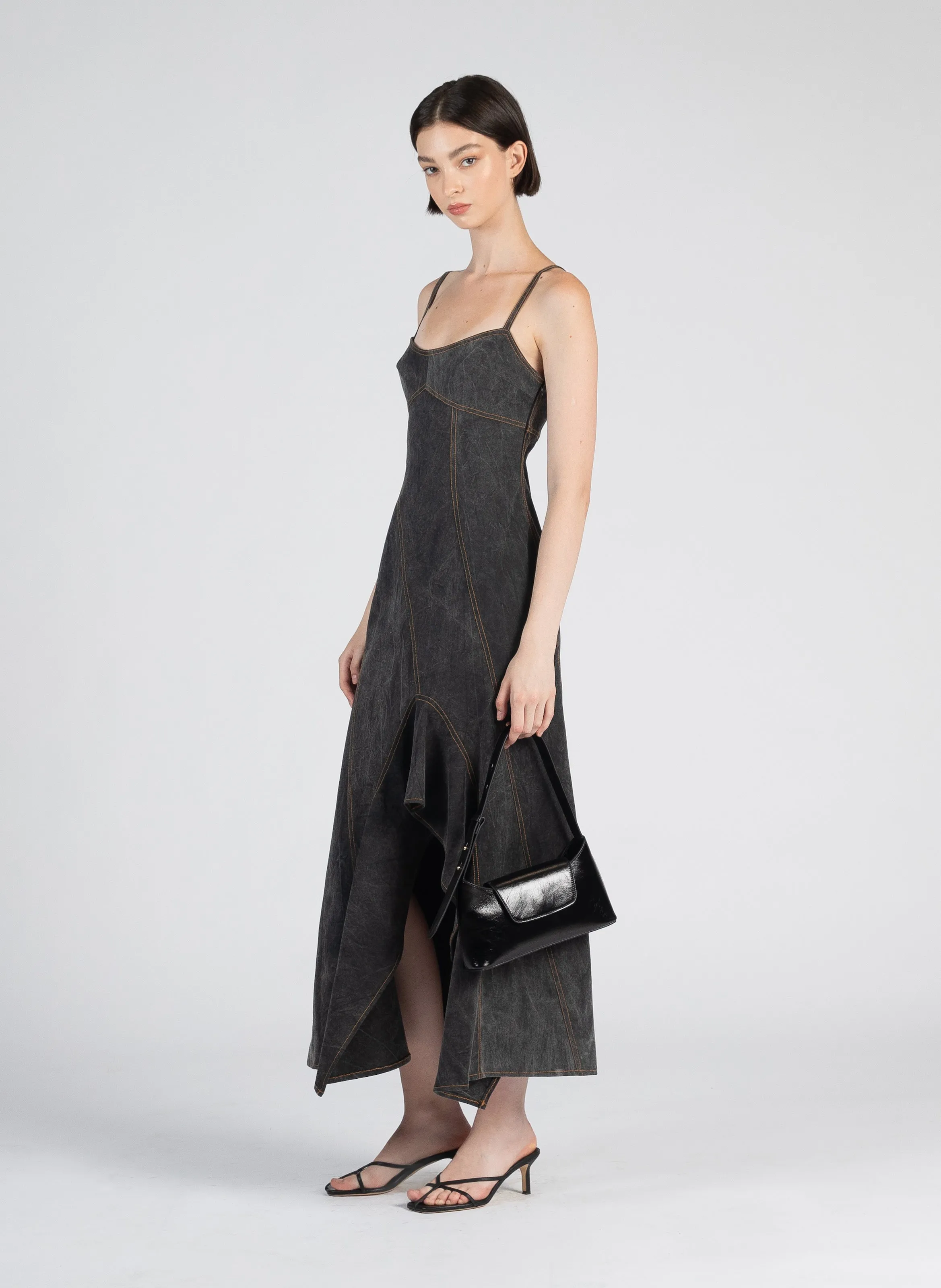 Envelope Vintage Leather Black sold by Elleme product image thumbnail 5