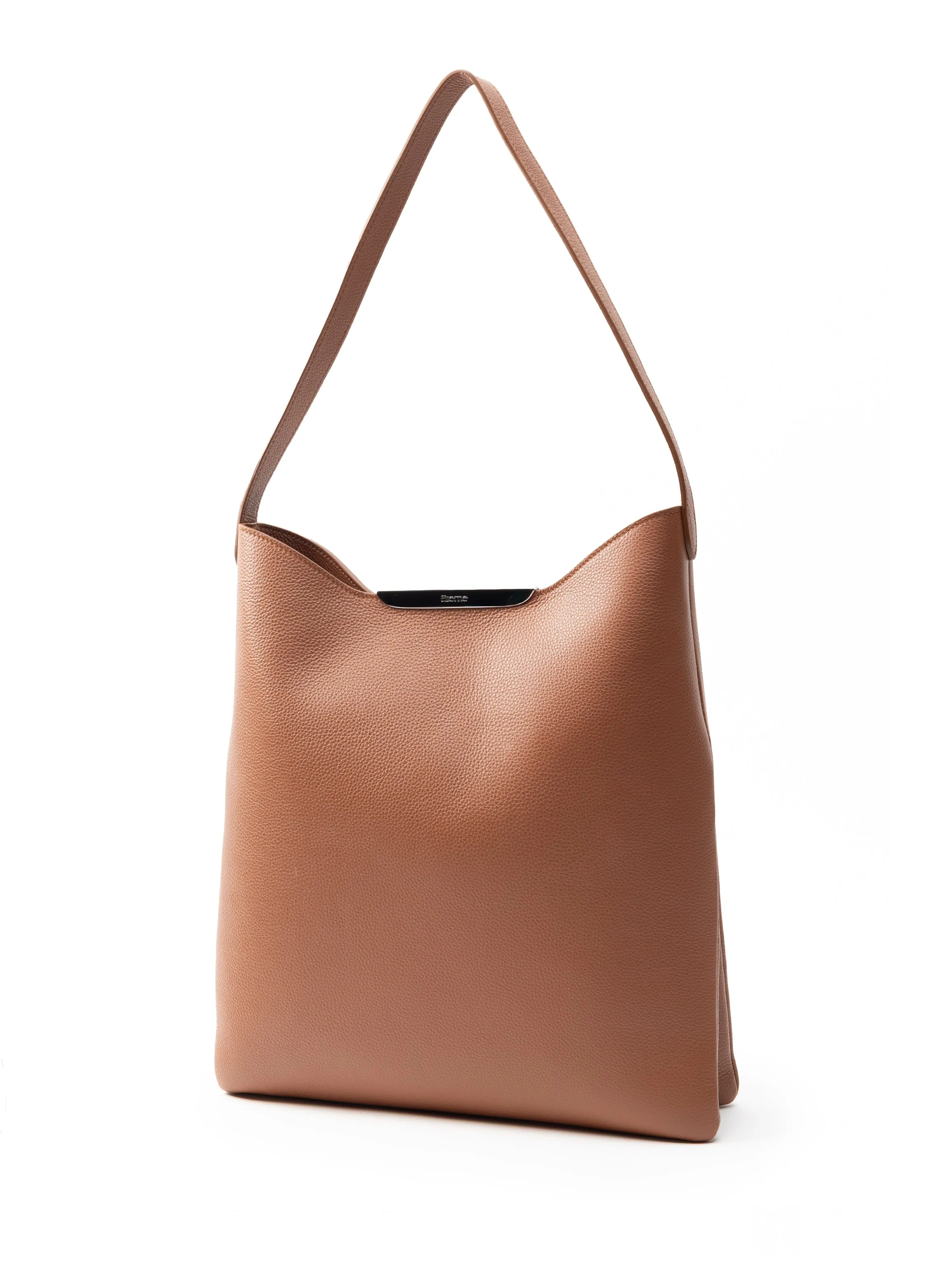 Gemini Pebbled Leather Cognac - Silver sold by Elleme product image thumbnail 2