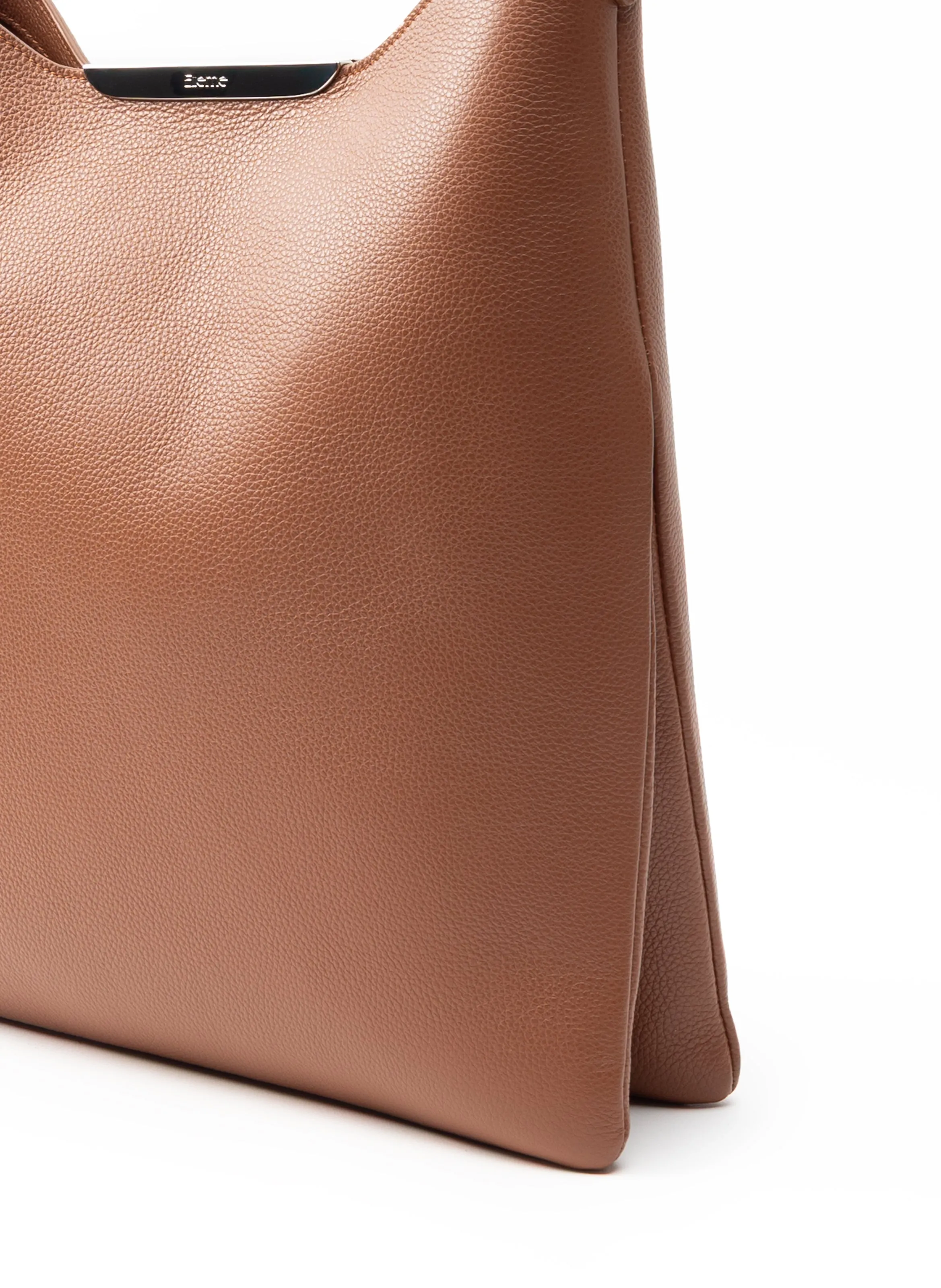 Gemini Pebbled Leather Cognac - Silver sold by Elleme product image thumbnail 3