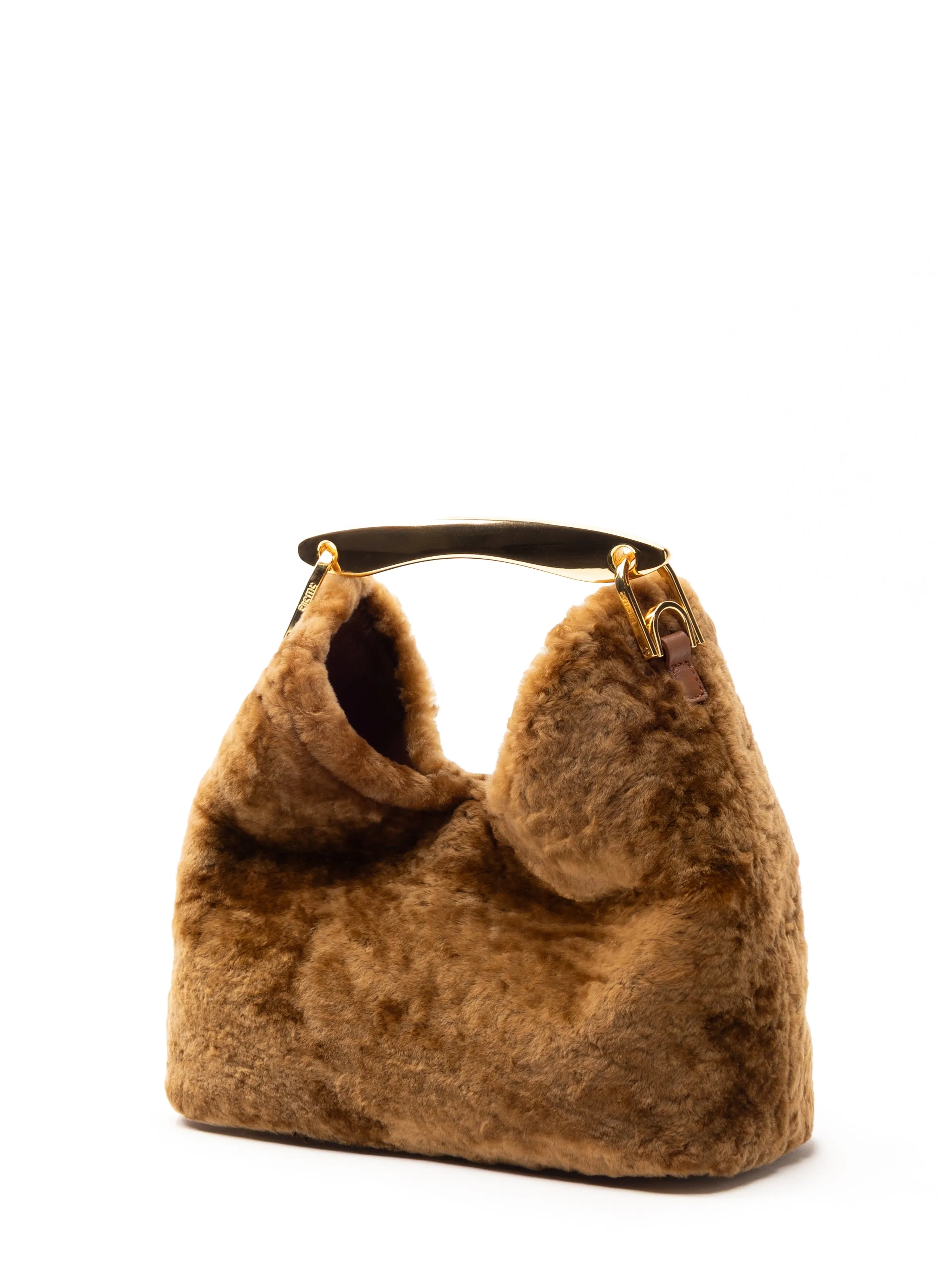 Small Boomerang Shearling Caramel sold by Elleme product image thumbnail 2