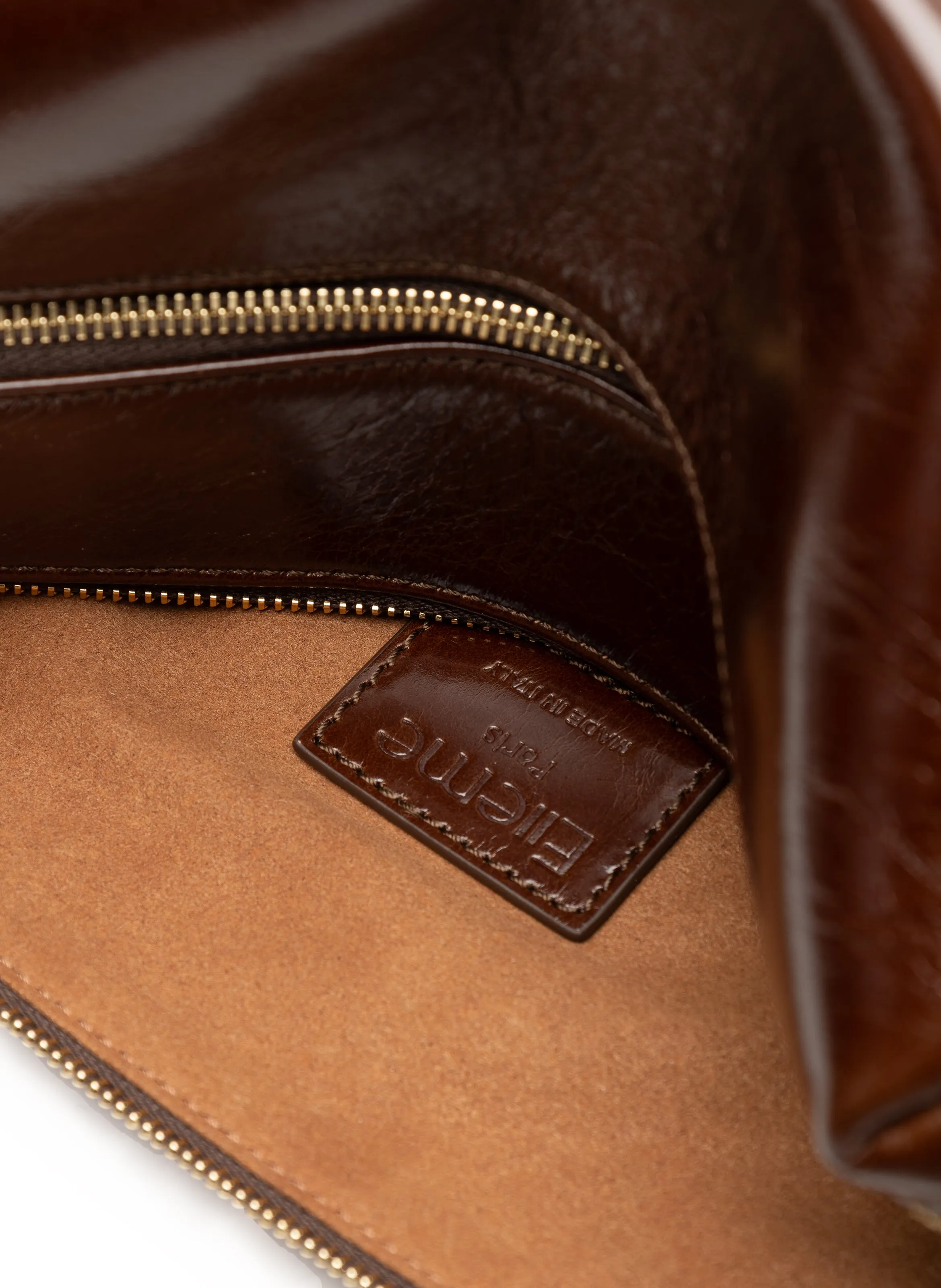 Trousse Vintage Leather Mocha sold by Elleme product image thumbnail 4