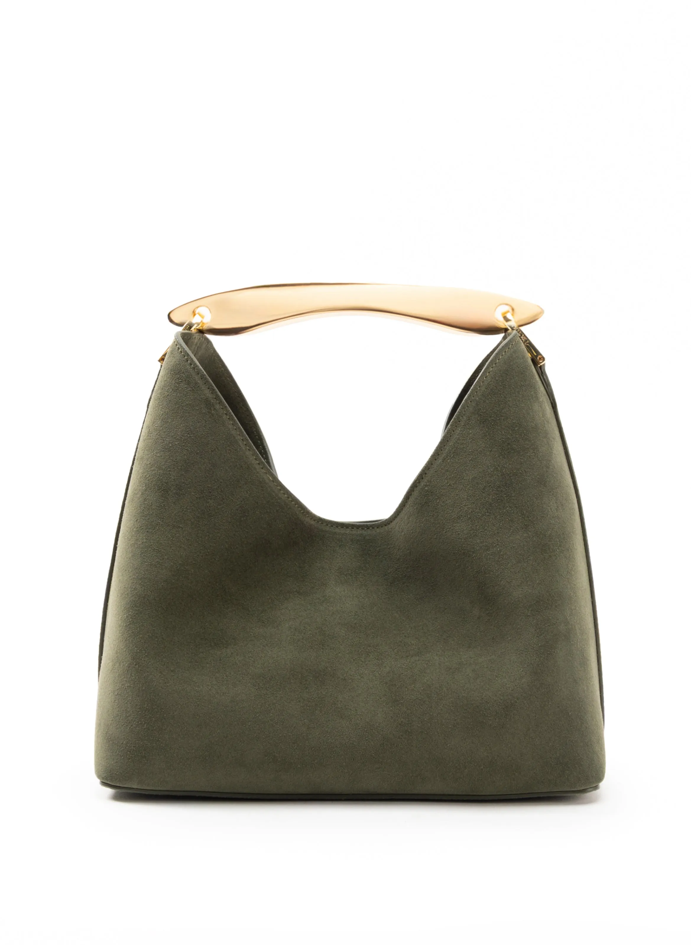 Boomerang Suede Khaki Green sold by Elleme