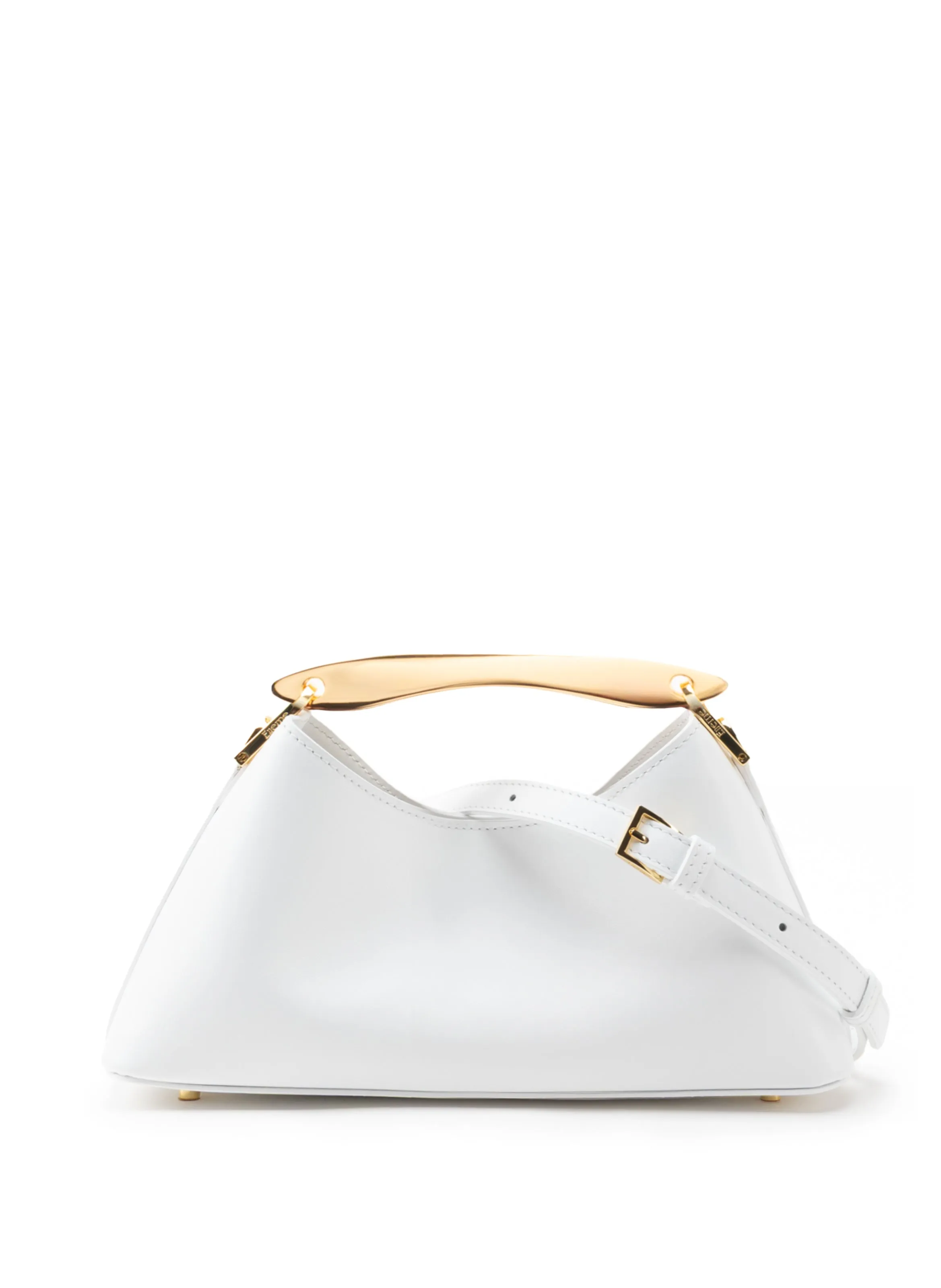 Mini Boomerang Leather White - Gold sold by Elleme product image thumbnail 3