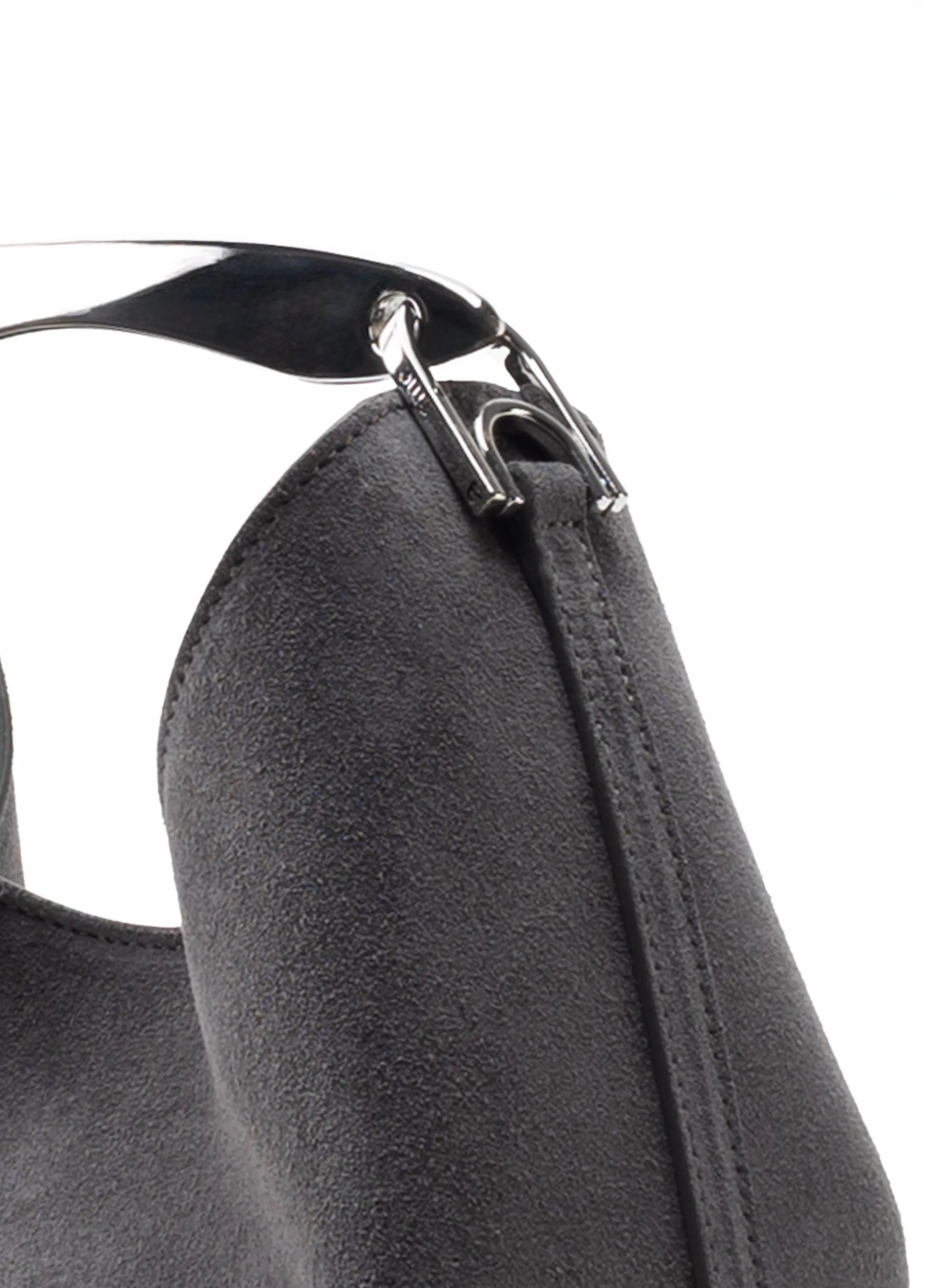 Small Boomerang Suede Grey - Silver sold by Elleme product image thumbnail 4