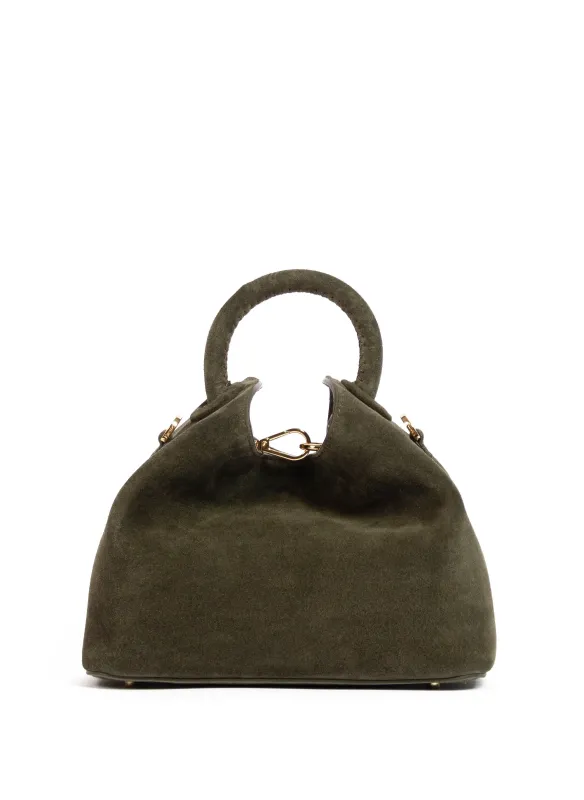 Baozi Suede Khaki Green sold by Elleme