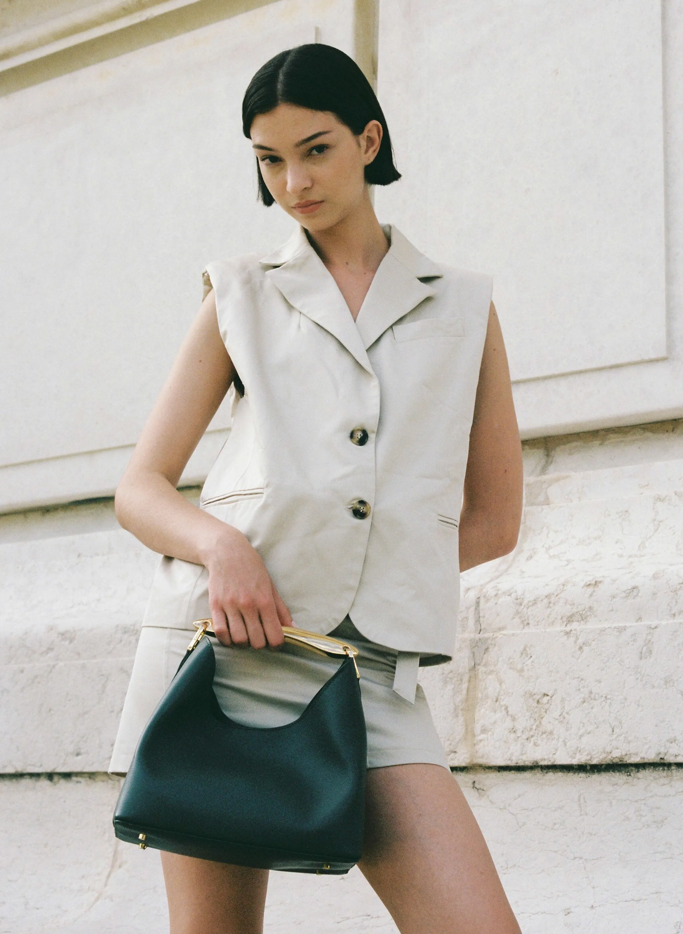 Boomerang Caviar Leather Forest Green sold by Elleme product image thumbnail 2